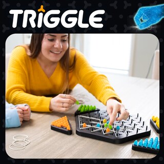 Foto 7 | Juego De Mesa Fat Brain Toys Triggle Stretch Four To Score - Venta Internacional.