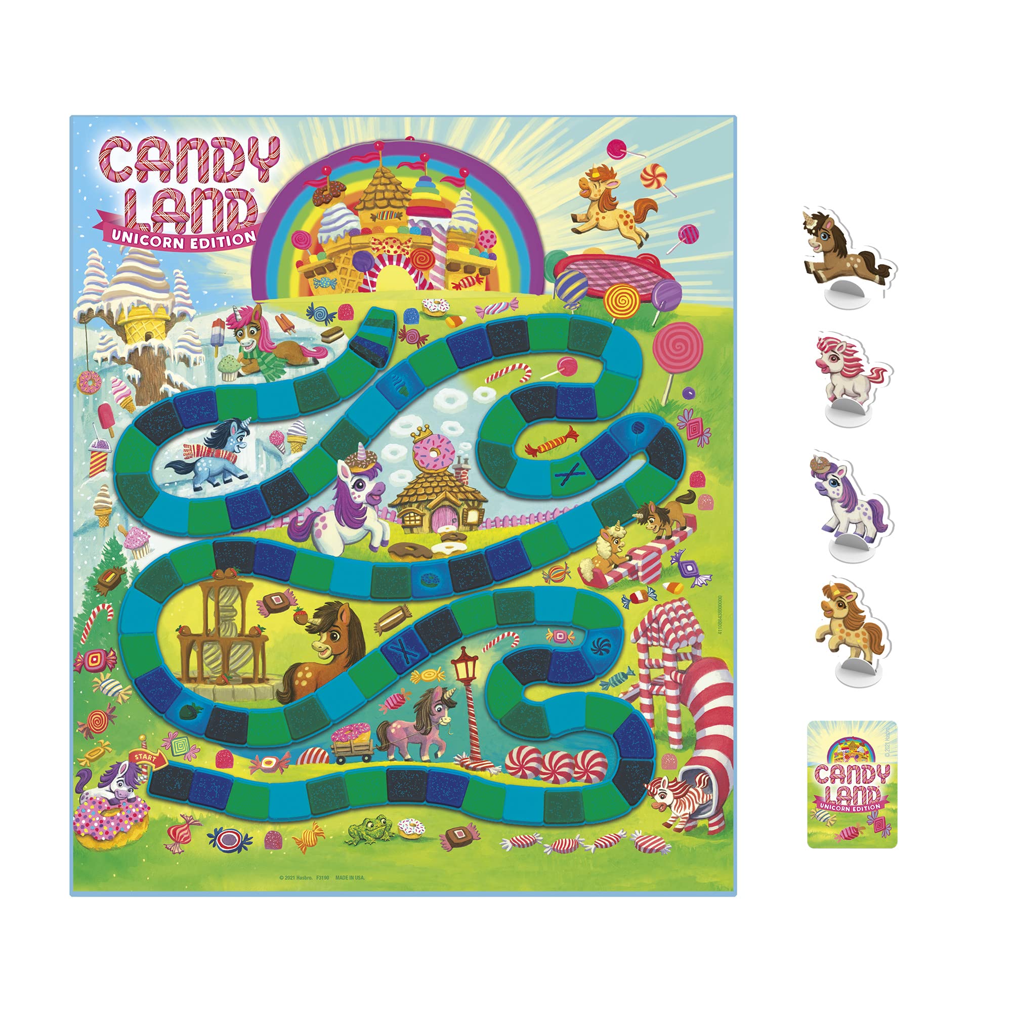 Foto 4 pulgar | Juego De Mesa Hasbro Gaming Candy Land Unicorn Edition De Más De 3 Años - Venta Internacional.