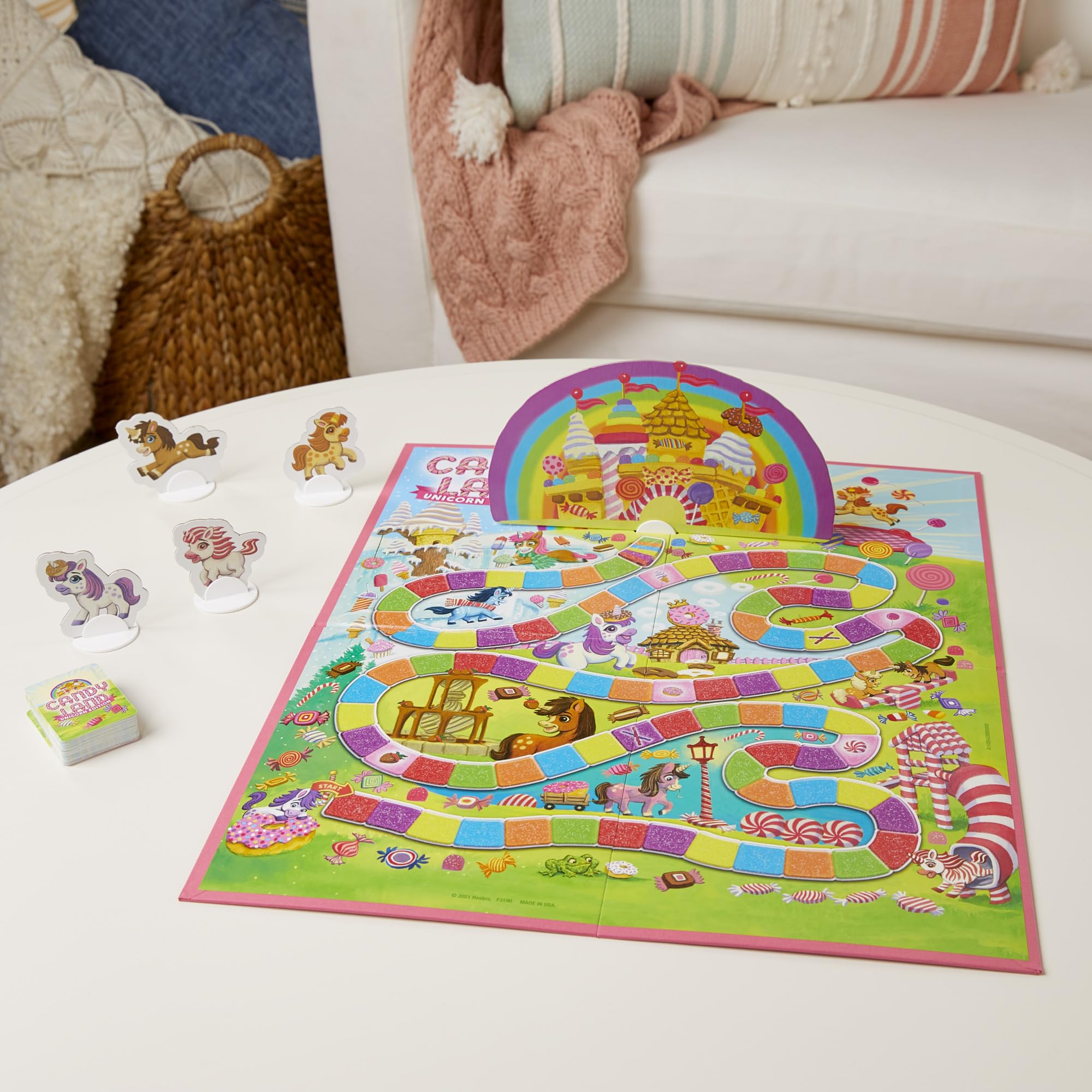 Foto 7 pulgar | Juego De Mesa Hasbro Gaming Candy Land Unicorn Edition De Más De 3 Años - Venta Internacional.