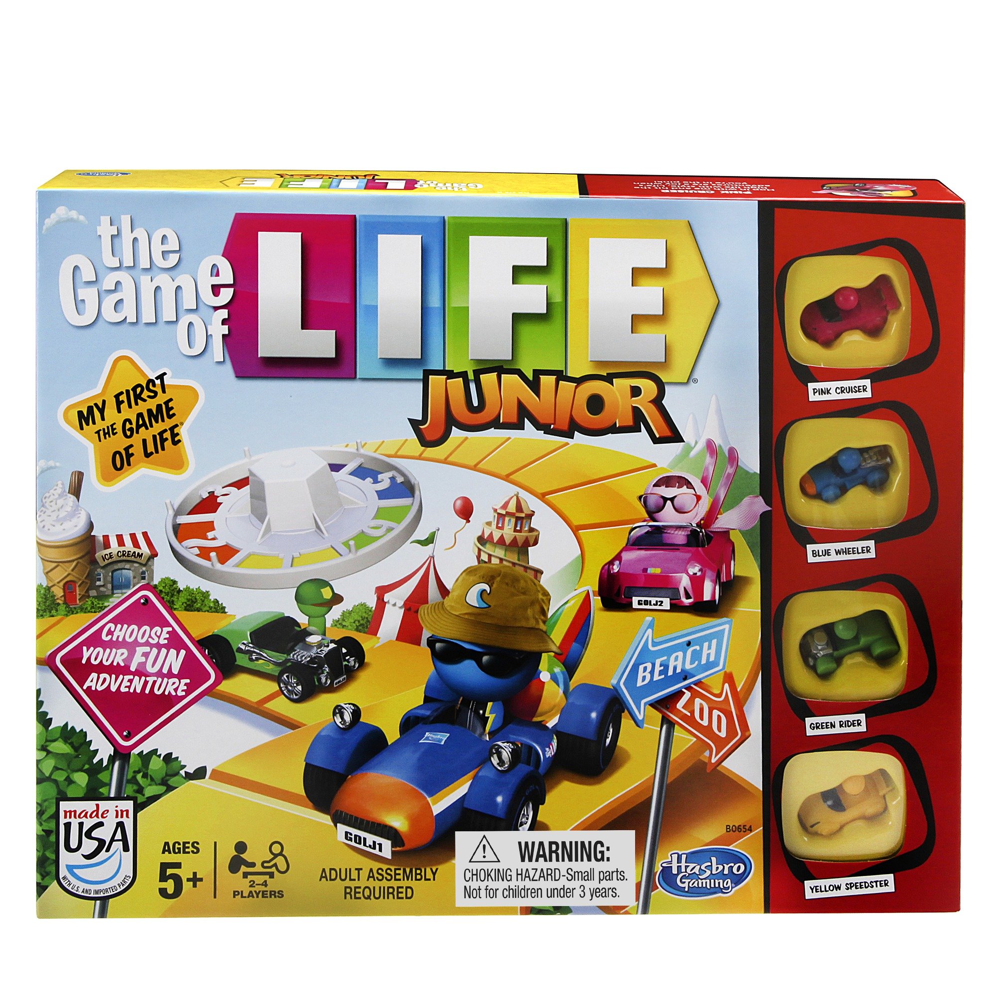 Foto 2 pulgar | Juego De Mesa Hasbro Gaming The Game Of Life Junior Con Accesorios - Venta Internacional.