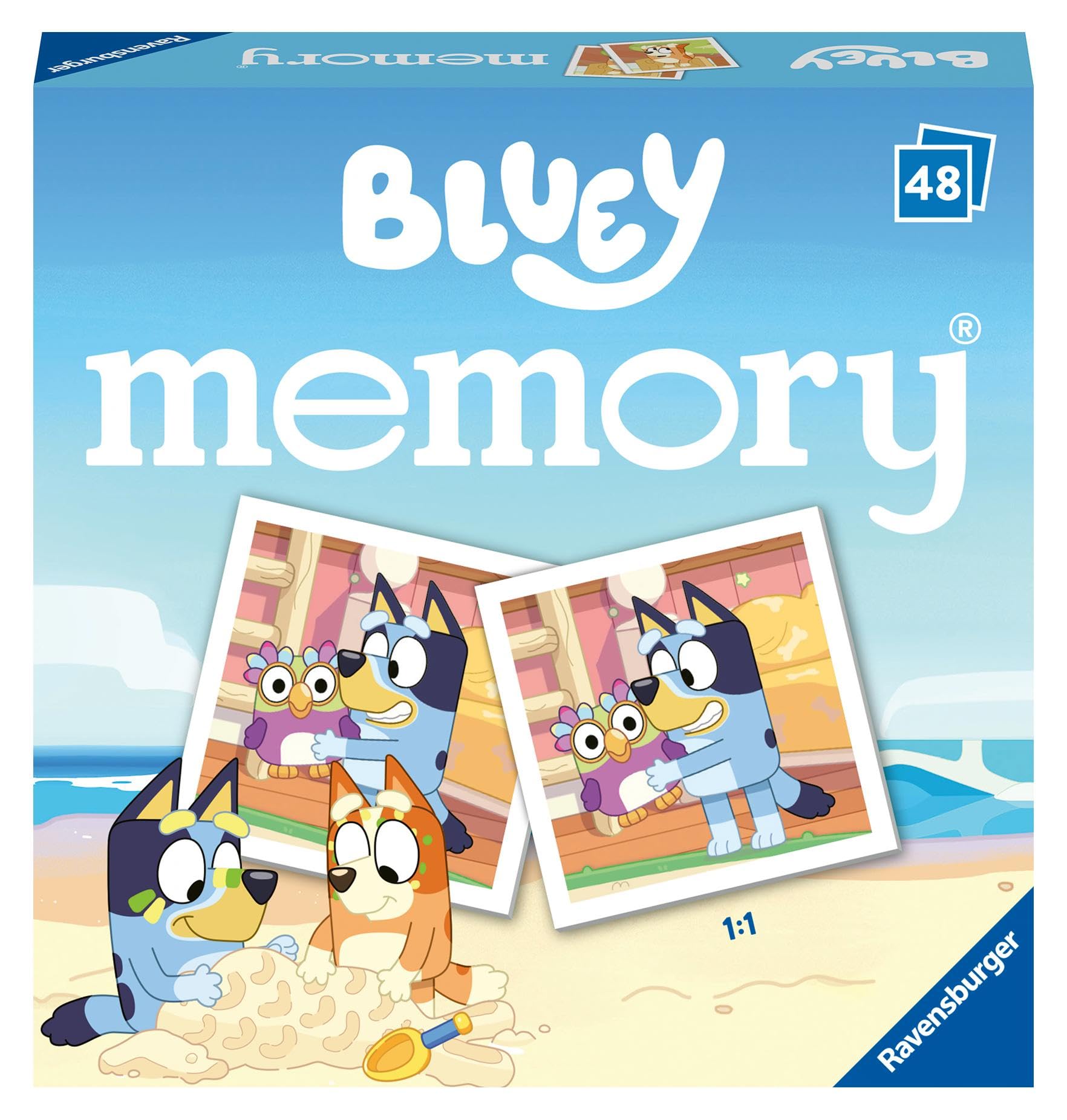 Foto 2 pulgar | Juego Memory Matching Picture Snap Pairs Ravensburger Bluey - Venta Internacional.