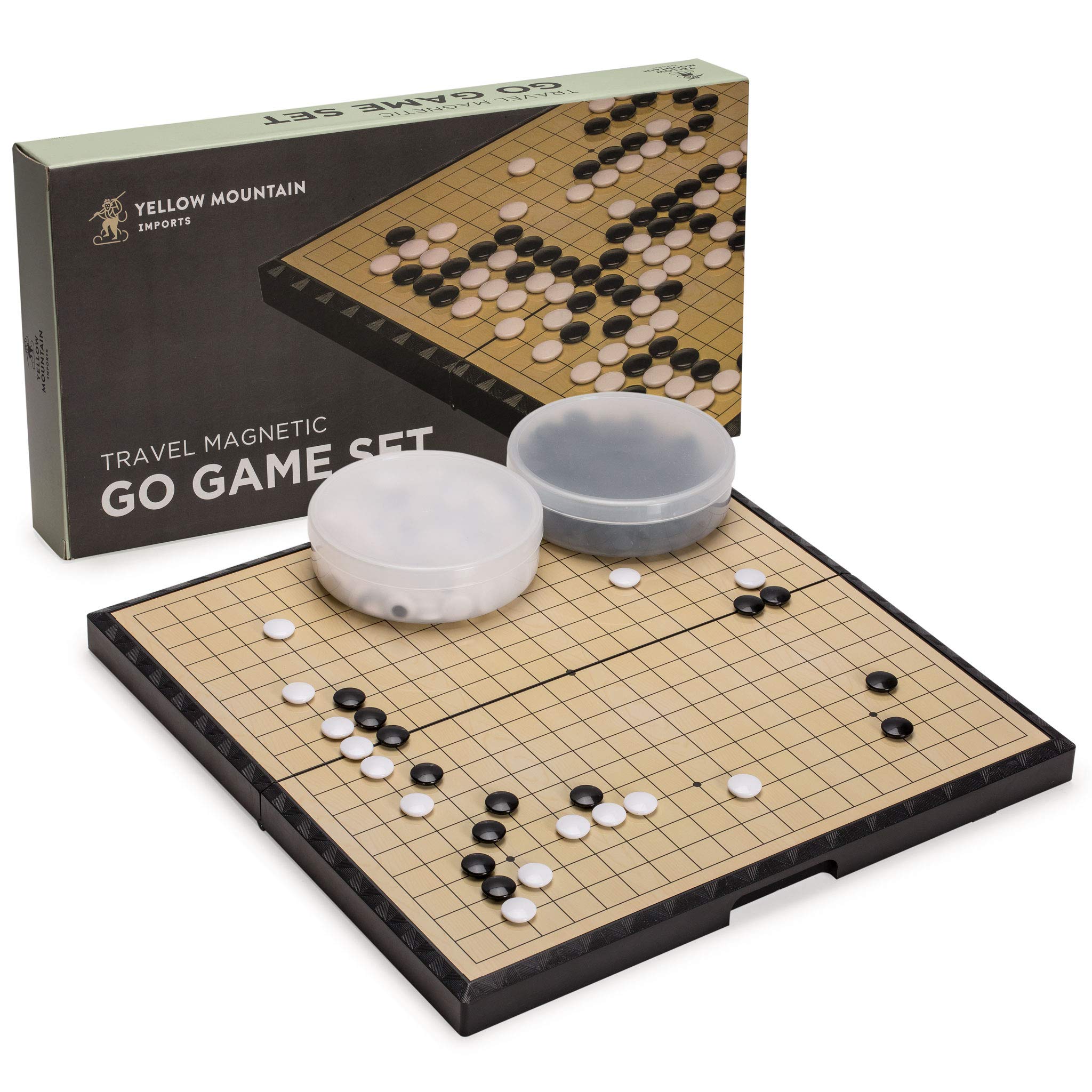 Set Go Game Yellow Mountain Imports, Grande, Magnético, 19 X 19 - Venta Internacional.
