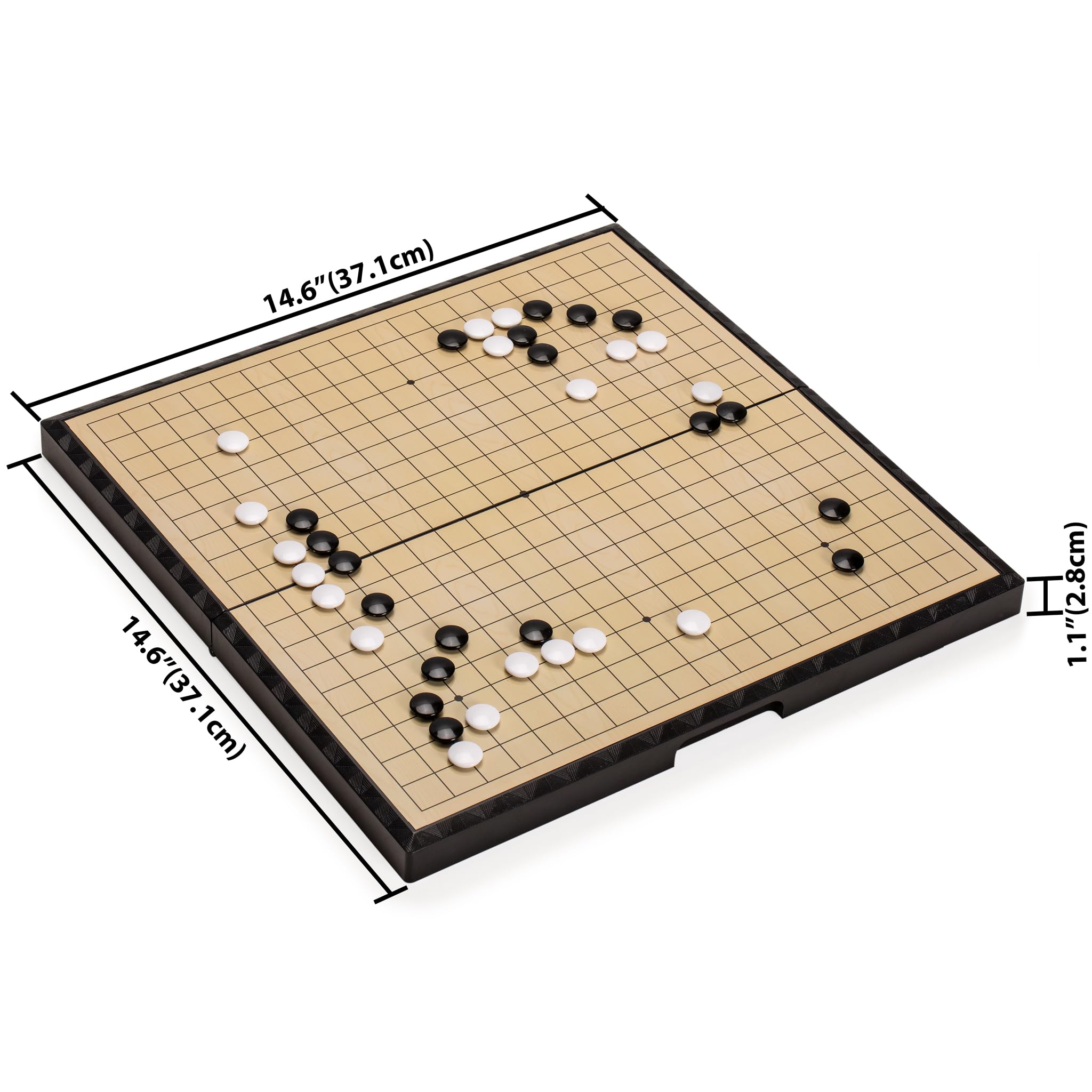 Foto 2 | Set Go Game Yellow Mountain Imports, Grande, Magnético, 19 X 19 - Venta Internacional.