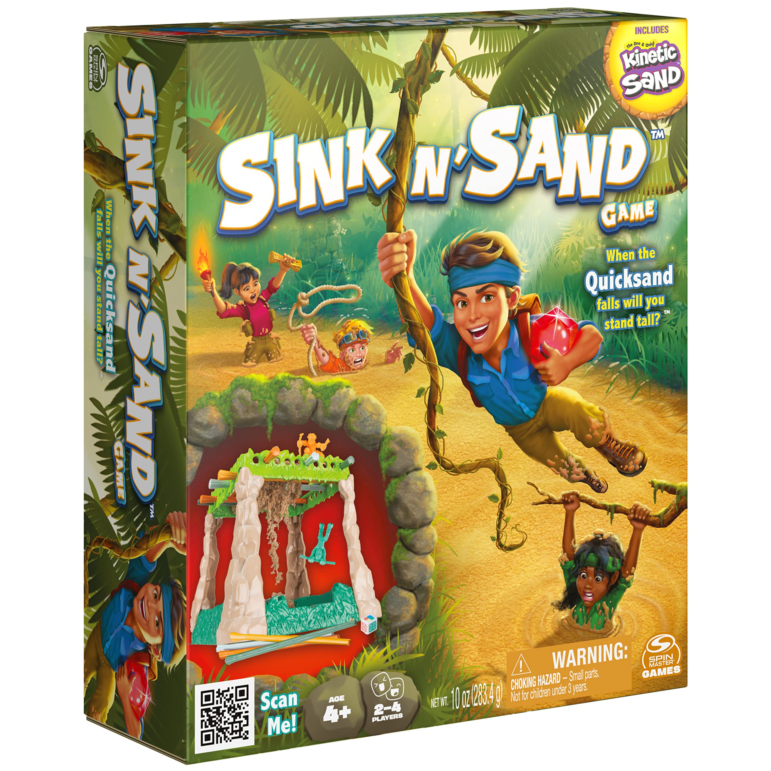 Foto 2 pulgar | Juego De Mesa Spin Master Games Sink N' Sand Con Arena Cinética - Venta Internacional.