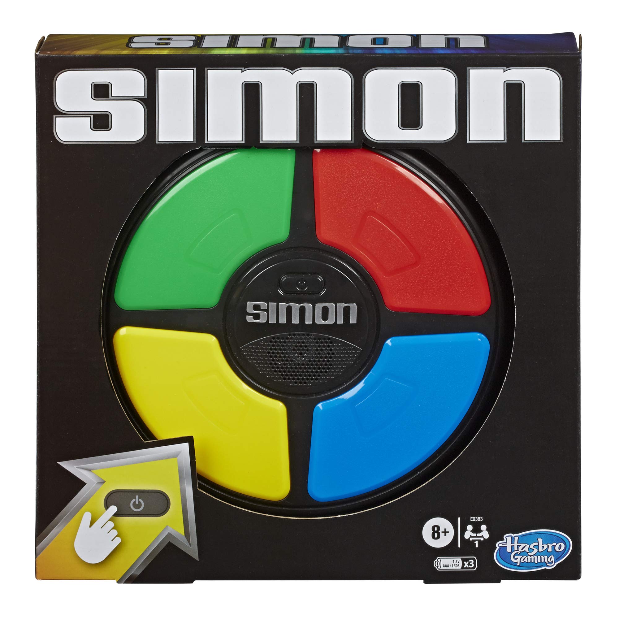 Juego De Memoria Hasbro Gaming Simon Handheld Electronic Kids 8+ - Venta Internacional.