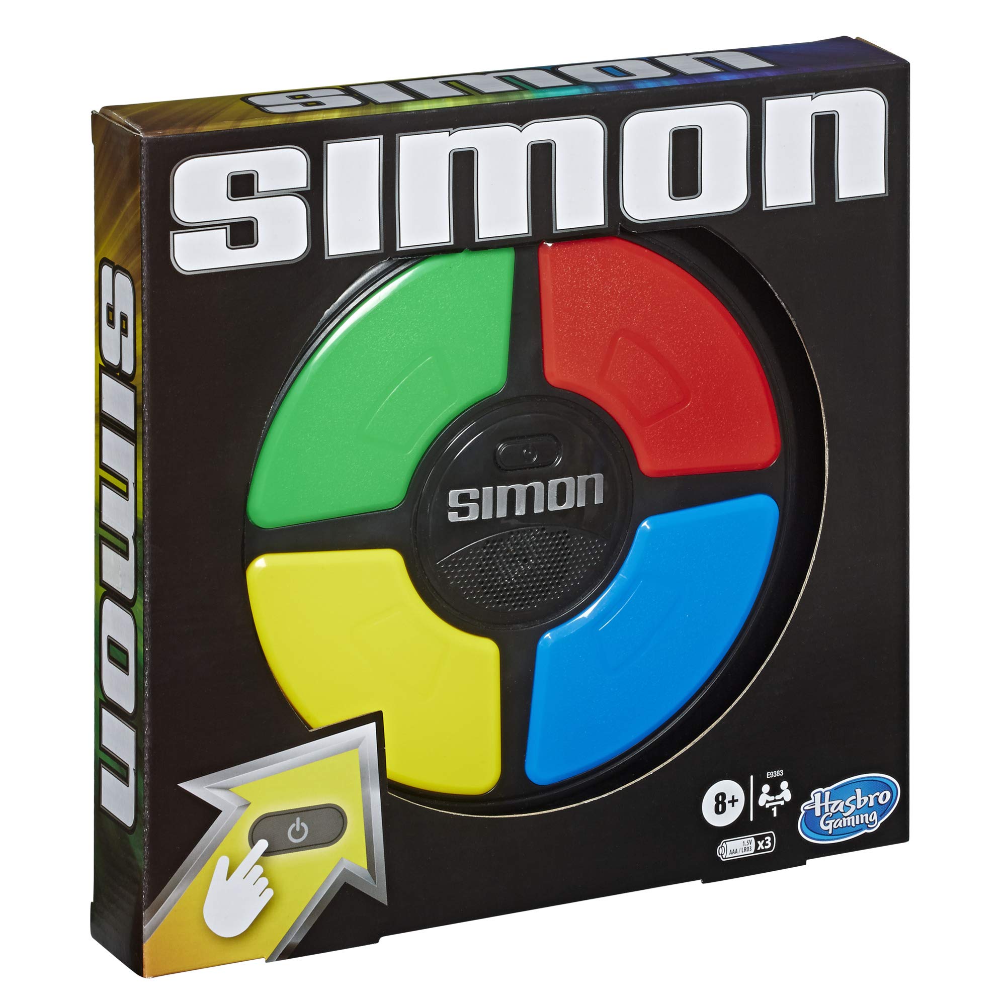 Foto 4 pulgar | Juego De Memoria Hasbro Gaming Simon Handheld Electronic Kids 8+ - Venta Internacional.