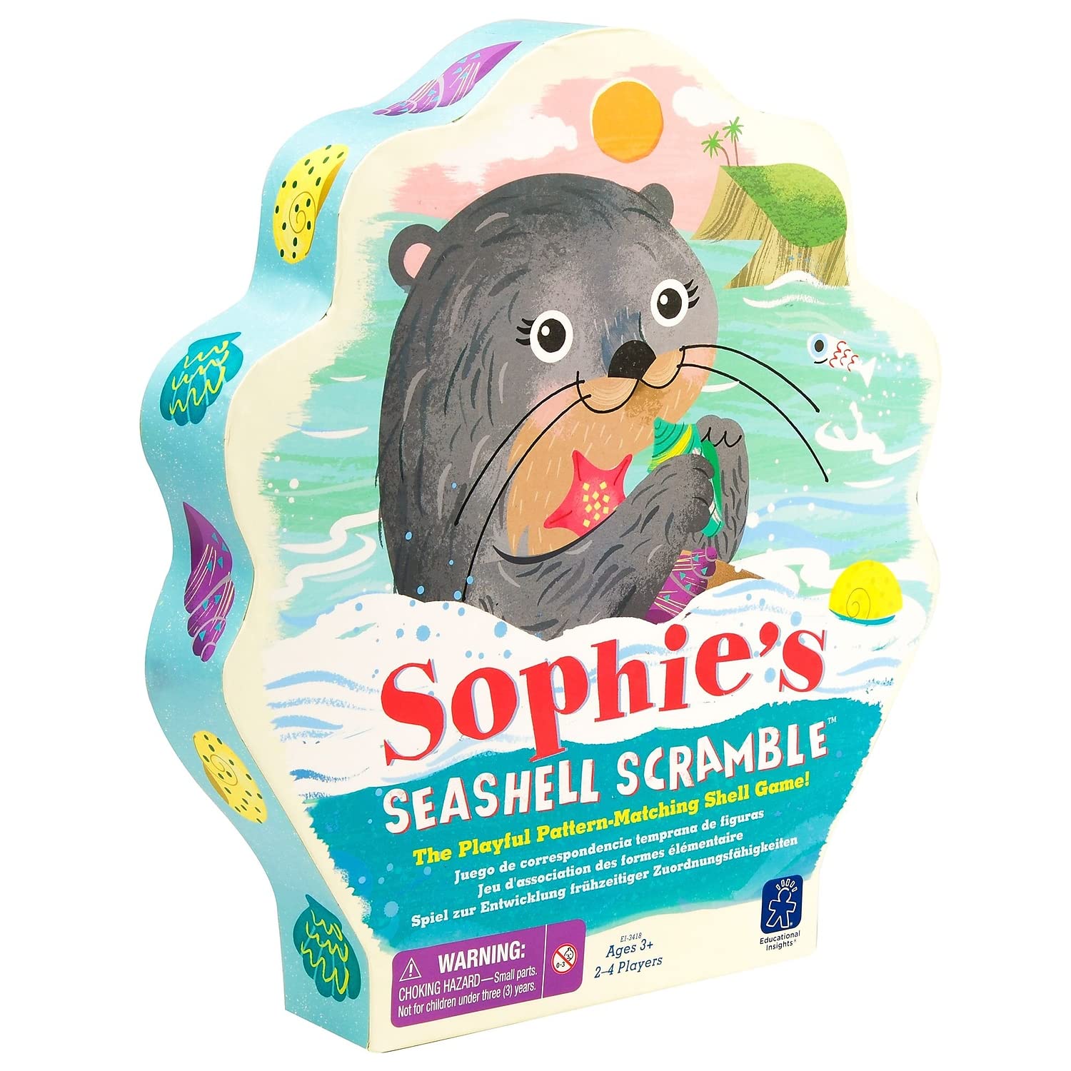 Foto 6 pulgar | Game Educational Insights Sophie's Seashell Scramble: Más De 3 Años - Venta Internacional.
