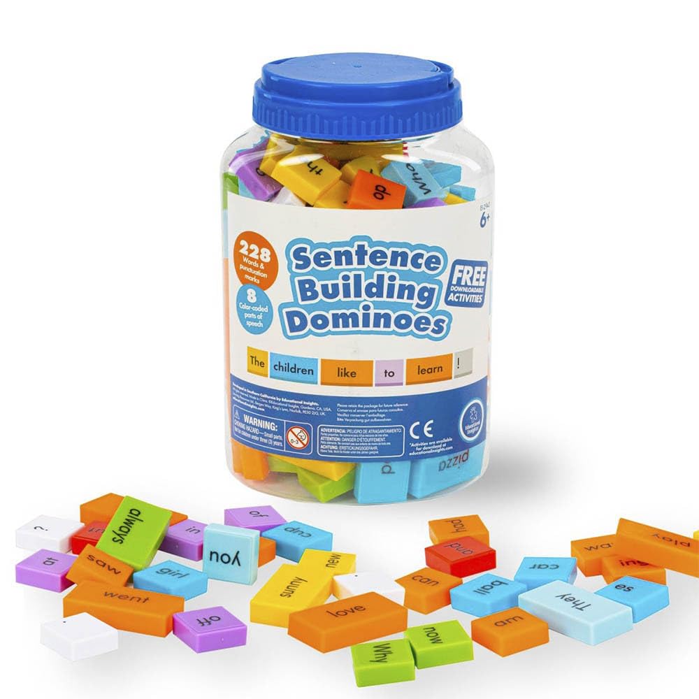 Foto 5 pulgar | Juego De Dominó Sentence Building Educational Insights, 114 Piezas - Venta Internacional.