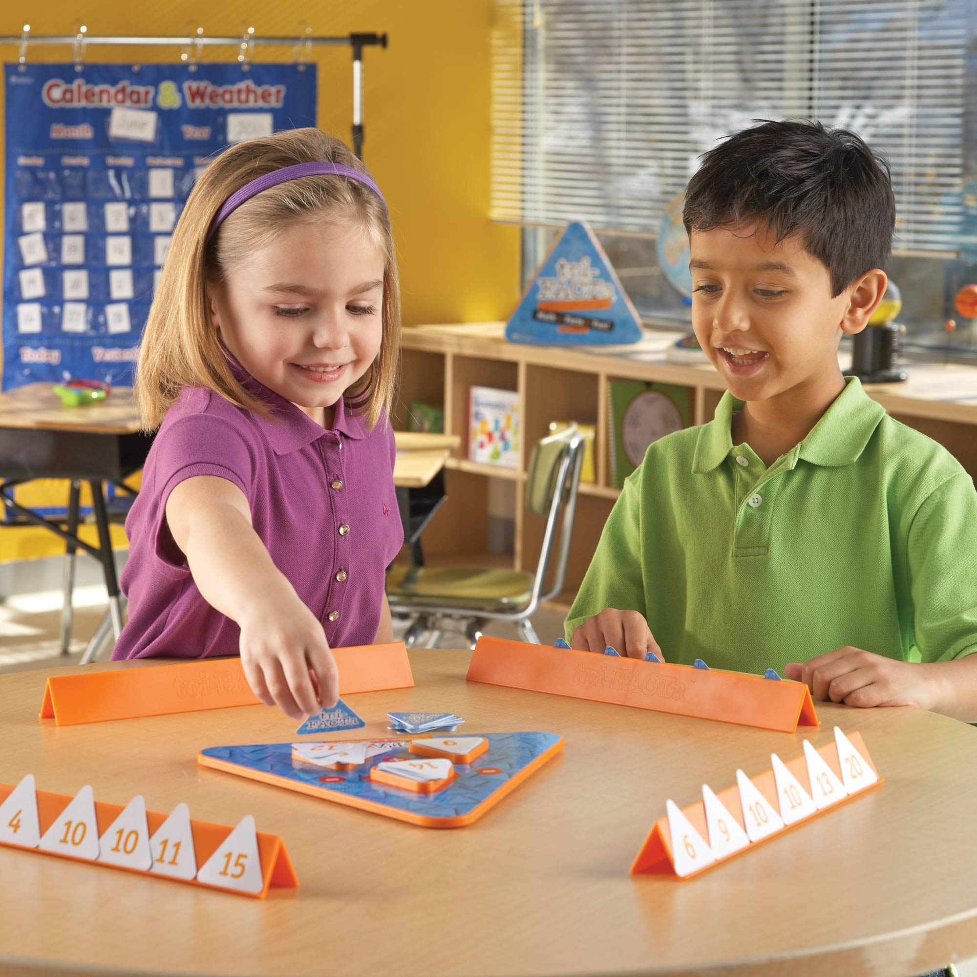 Foto 3 pulgar | Recursos De Aprendizaje De Juegos De Mesa Suma/resta Trifacta - Venta Internacional.