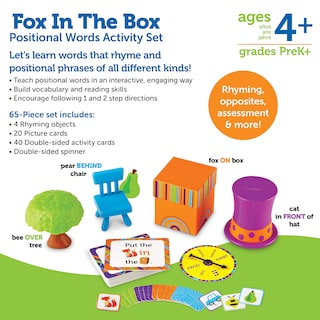 Foto 6 | Set De Actividades Learning Resources Fox In The Box, 65 Piezas, 4 O Más - Venta Internacional.