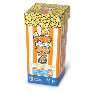 Foto 4 | Recursos De Aprendizaje Del Juego Pop For Sight Words 2 100 Piezas - Venta Internacional.