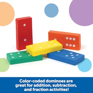 Foto 2 | Dominoes Learning Resources Double-six 168 Piezas Para Mayores De 5 Años - Venta Internacional.