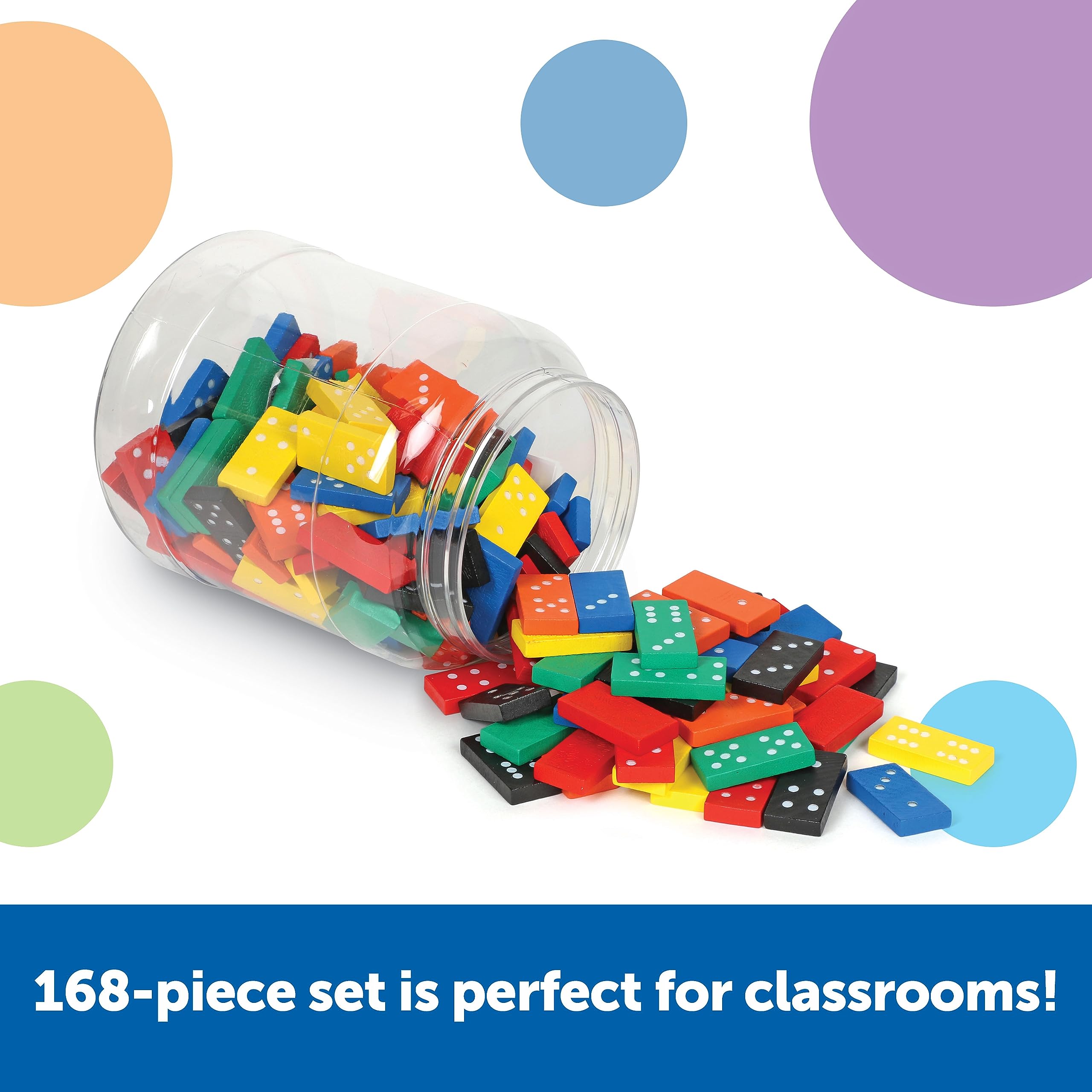 Foto 4 pulgar | Dominoes Learning Resources Double-six 168 Piezas Para Mayores De 5 Años - Venta Internacional.
