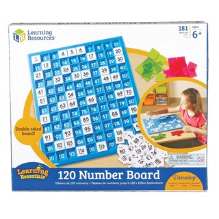 Foto 2 | Tablero Numérico Math Learning Resources 120 Unidades, 181 Piezas, Más De 6 Años - Venta Internacional.
