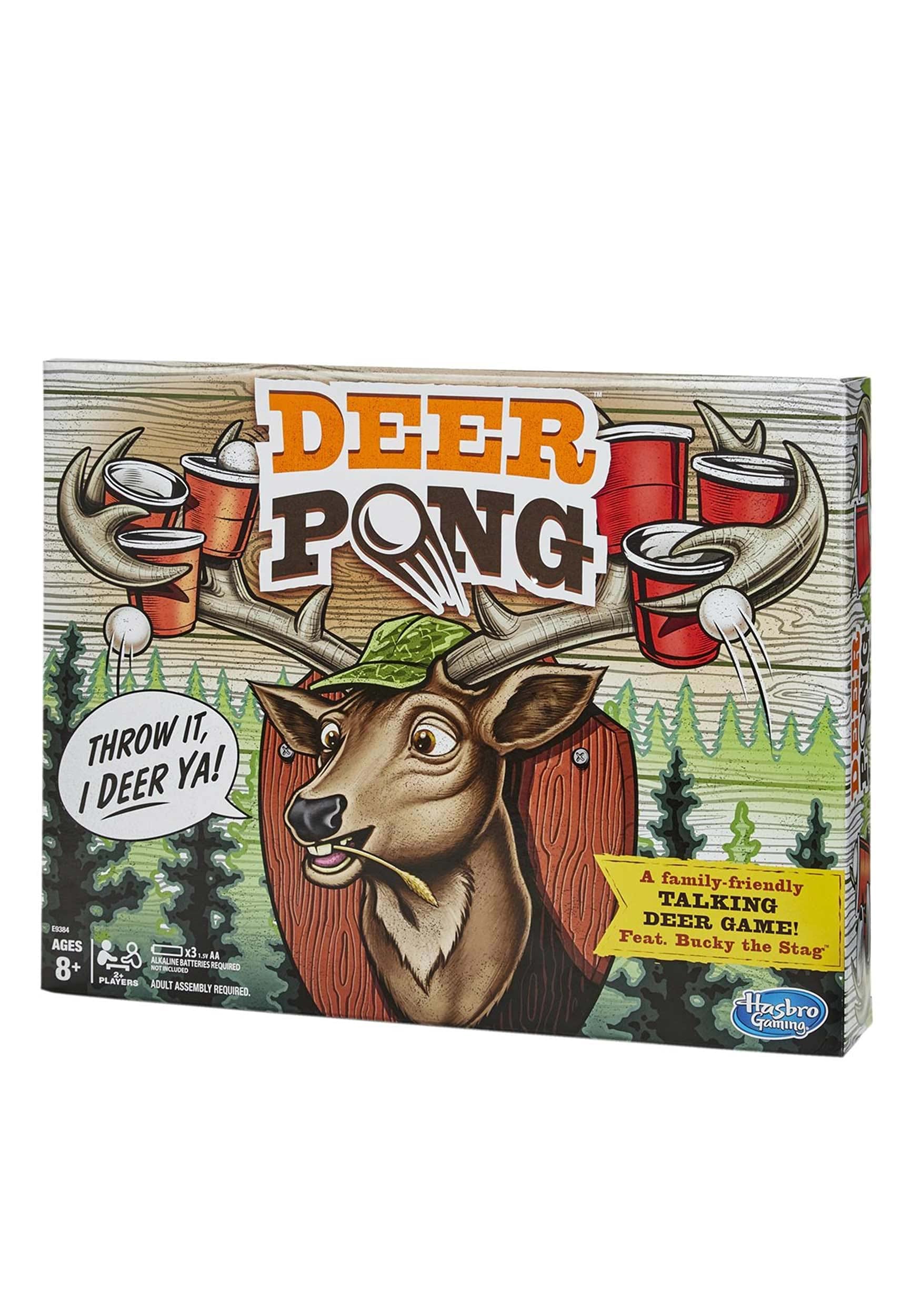 Foto 5 pulgar | Juego Deer Pong Hasbro Gaming Talking Deer Head Con Música - Venta Internacional.