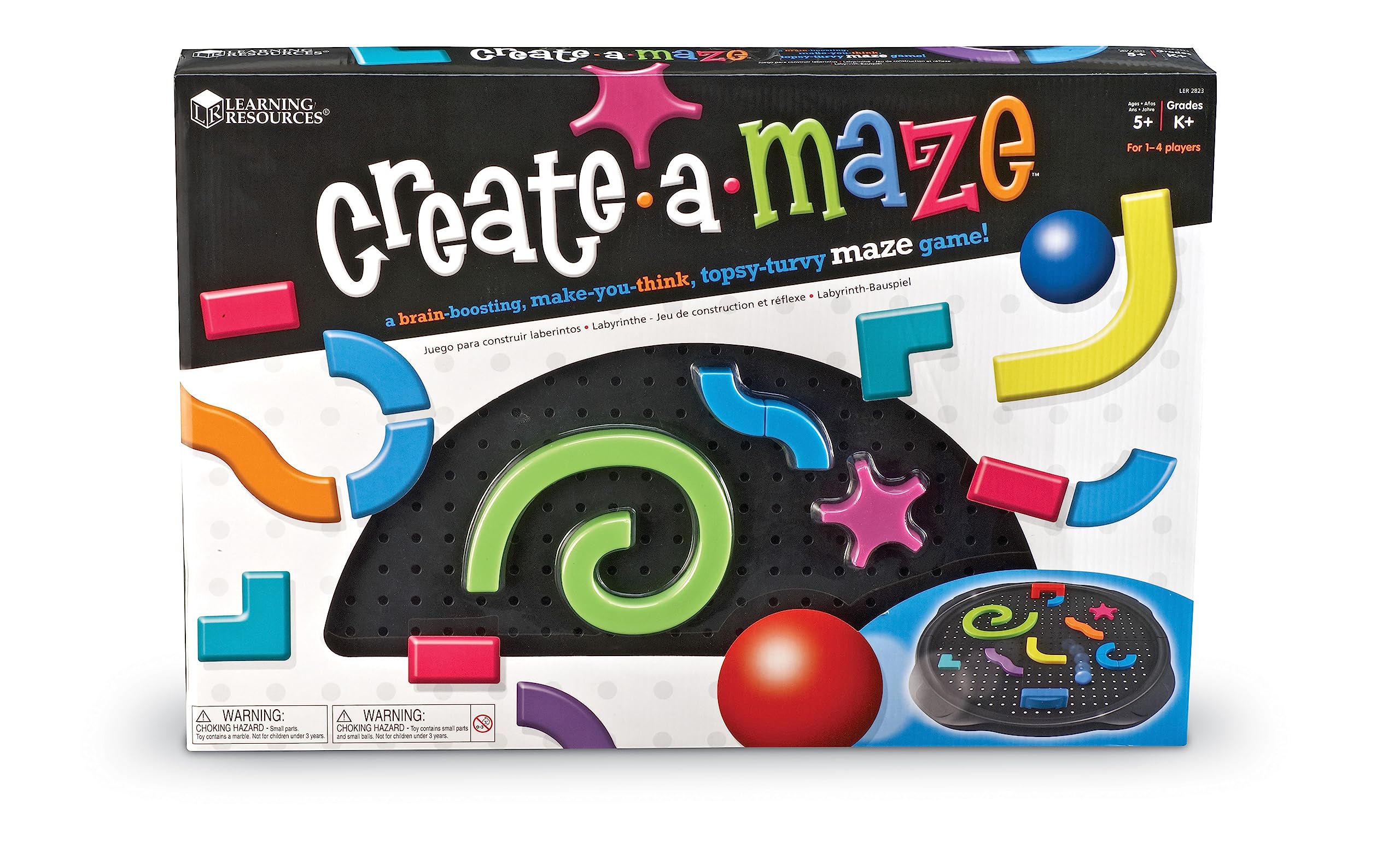 Recursos De Aprendizaje De Juegos De Mesa Crea Un Laberinto De 17 Piezas Para 1 A 4 Jugadores - Venta Internacional.