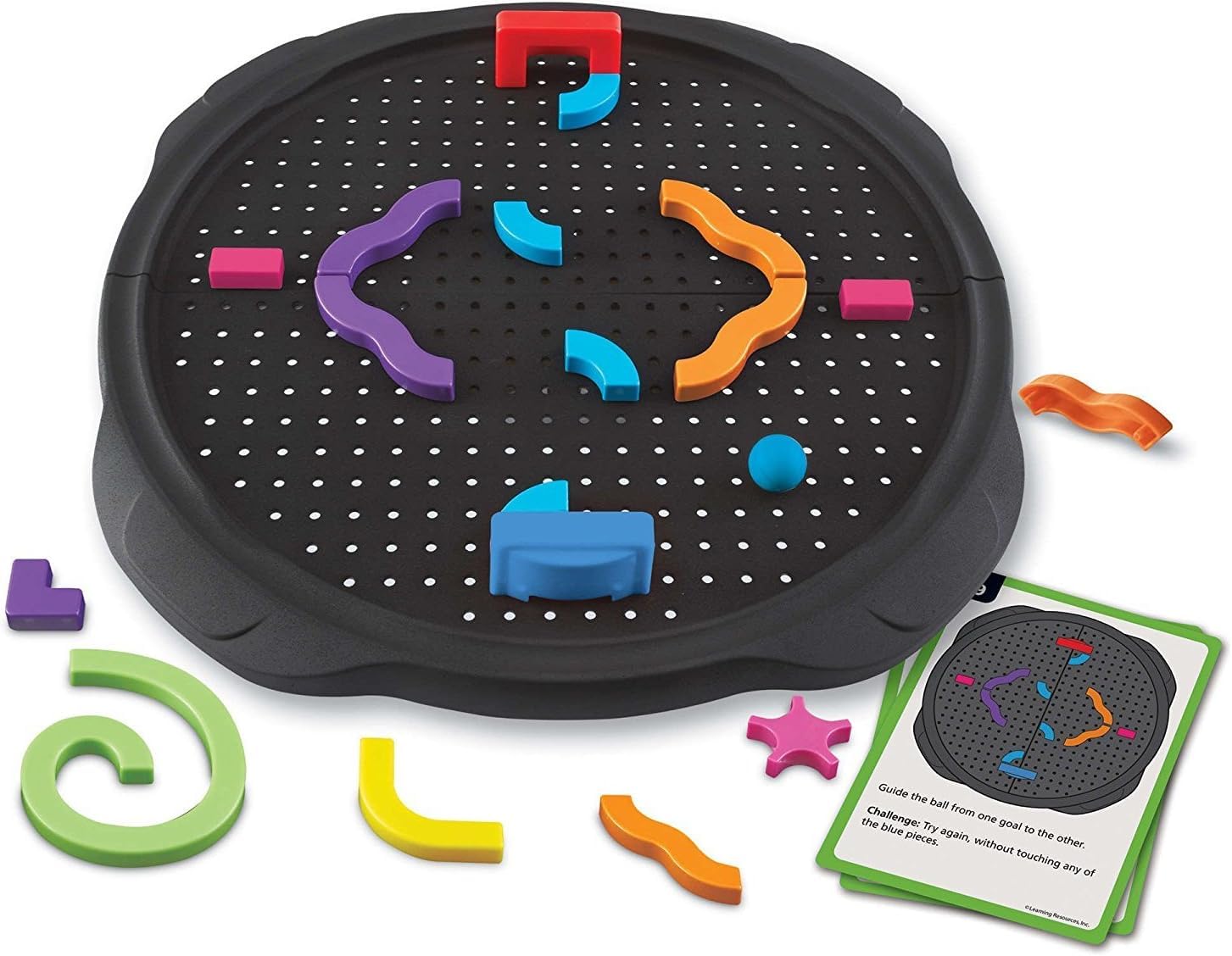 Foto 2 | Recursos De Aprendizaje De Juegos De Mesa Crea Un Laberinto De 17 Piezas Para 1 A 4 Jugadores - Venta Internacional.