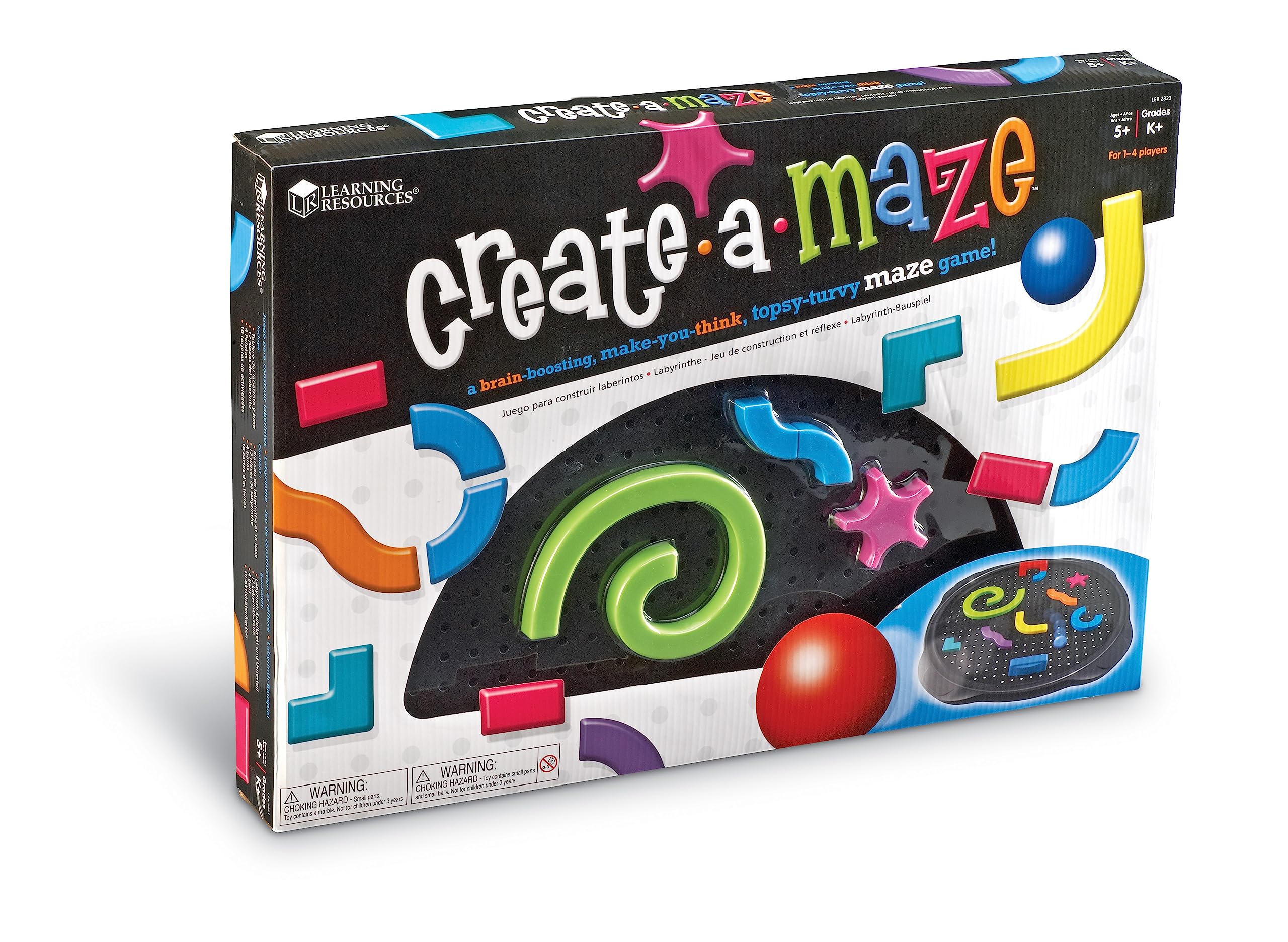 Foto 6 pulgar | Recursos De Aprendizaje De Juegos De Mesa Crea Un Laberinto De 17 Piezas Para 1 A 4 Jugadores - Venta Internacional.