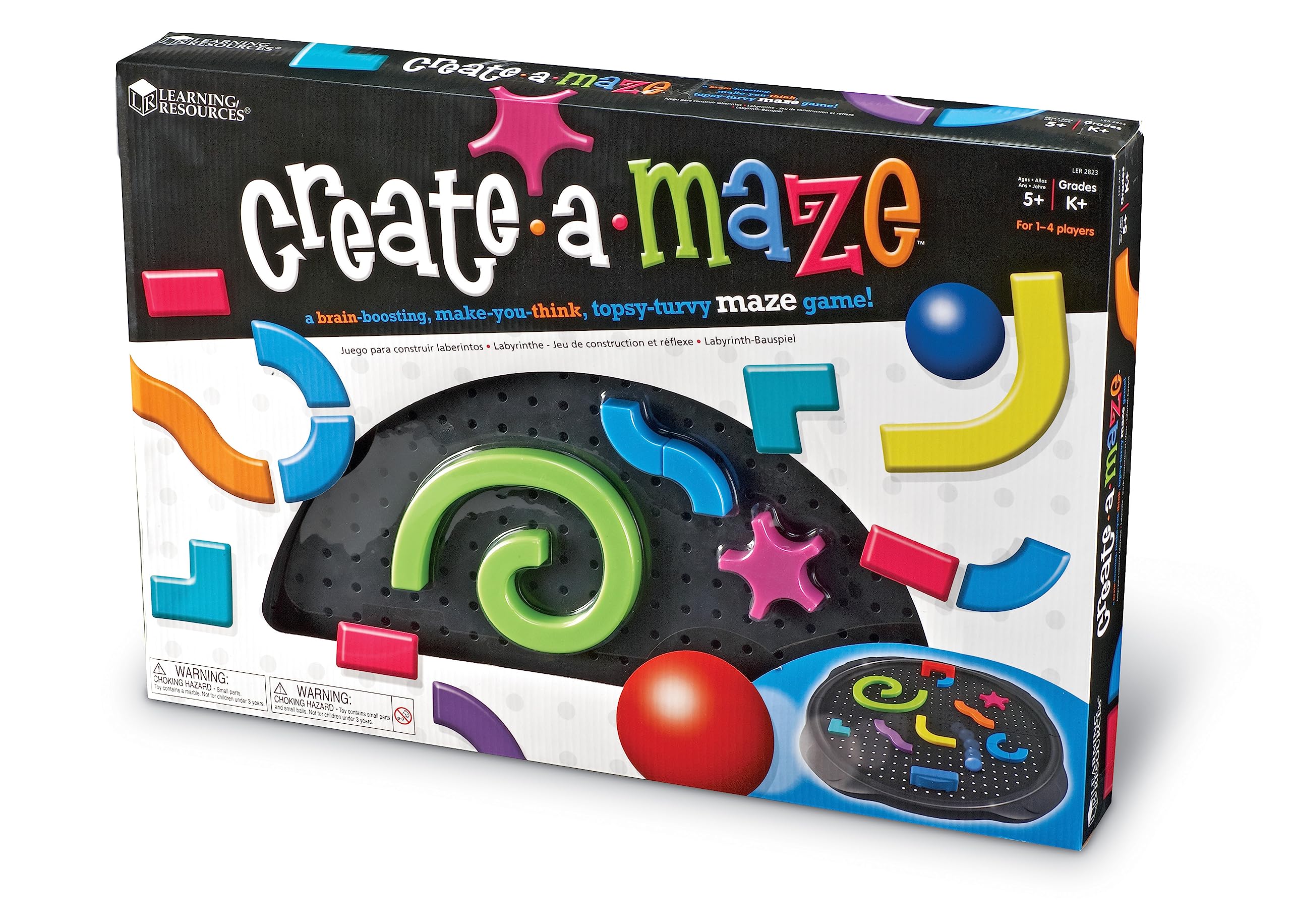Foto 7 pulgar | Recursos De Aprendizaje De Juegos De Mesa Crea Un Laberinto De 17 Piezas Para 1 A 4 Jugadores - Venta Internacional.