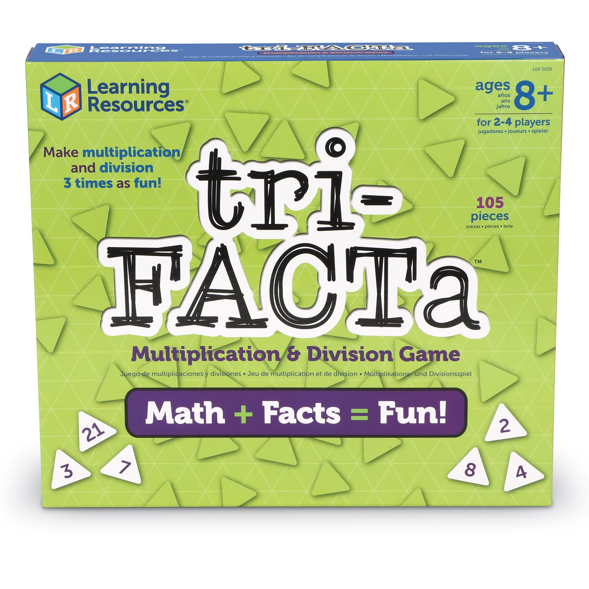 Recursos De Aprendizaje Del Juego Multiplicación Y División Trifacta - Venta Internacional.