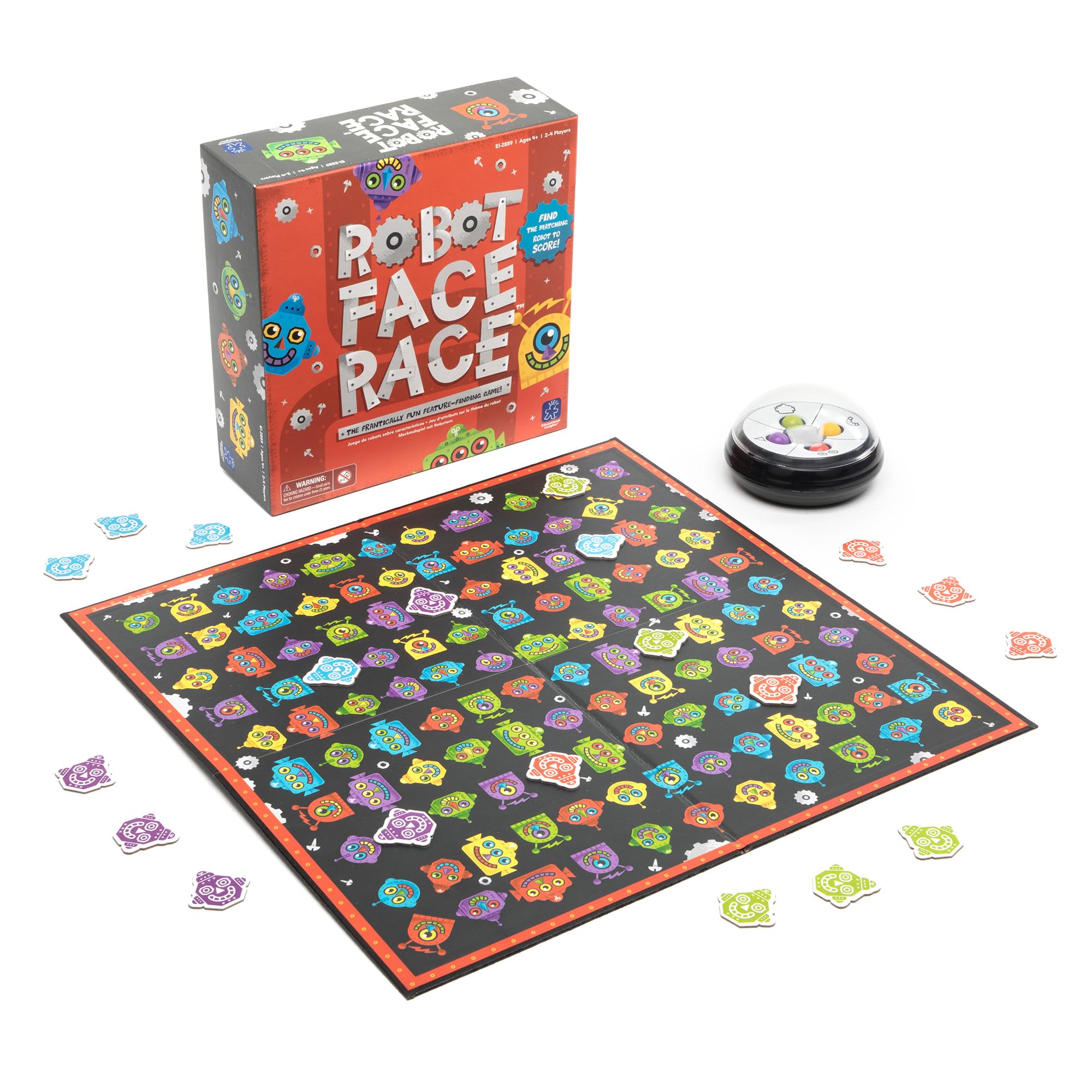 Foto 2 pulgar | Juego De Mesa Educational Insights Robot Face Race Kids 4+ - Venta Internacional.