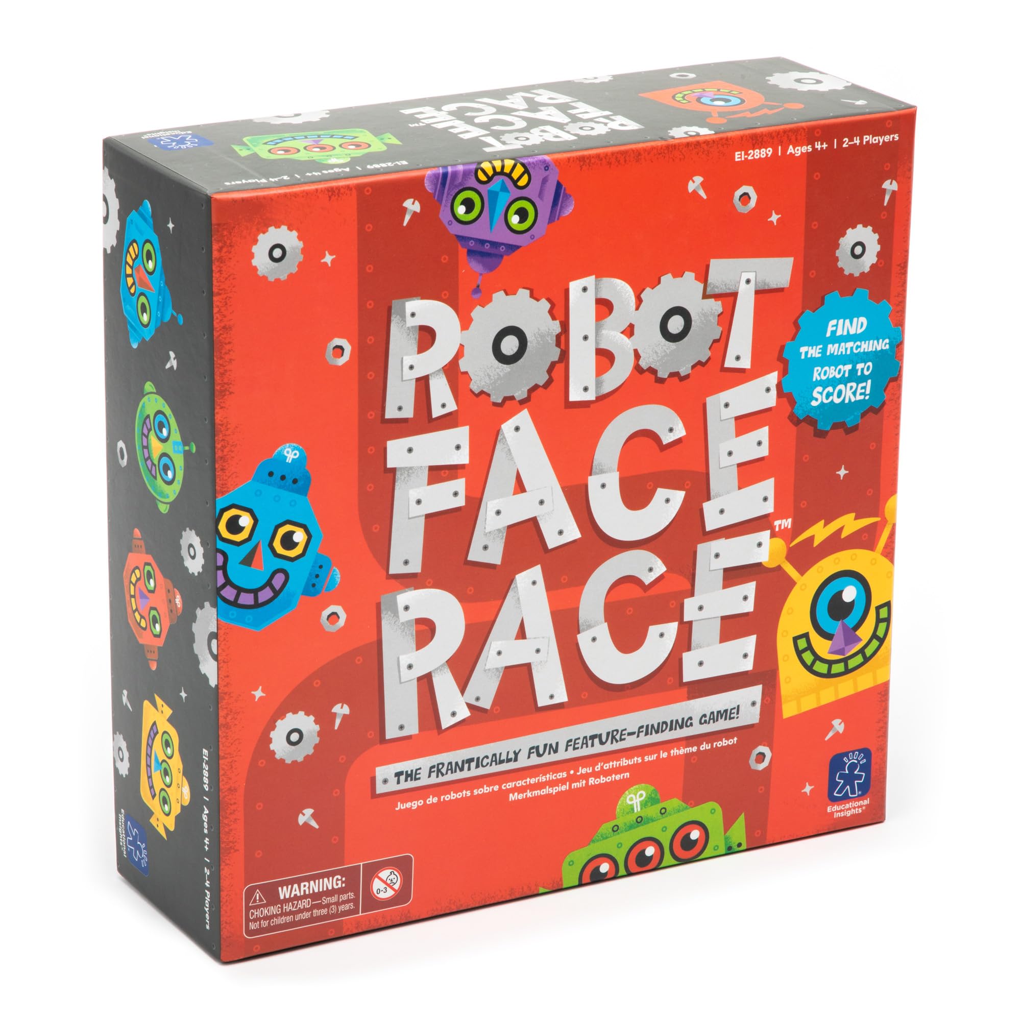 Foto 3 pulgar | Juego De Mesa Educational Insights Robot Face Race Kids 4+ - Venta Internacional.