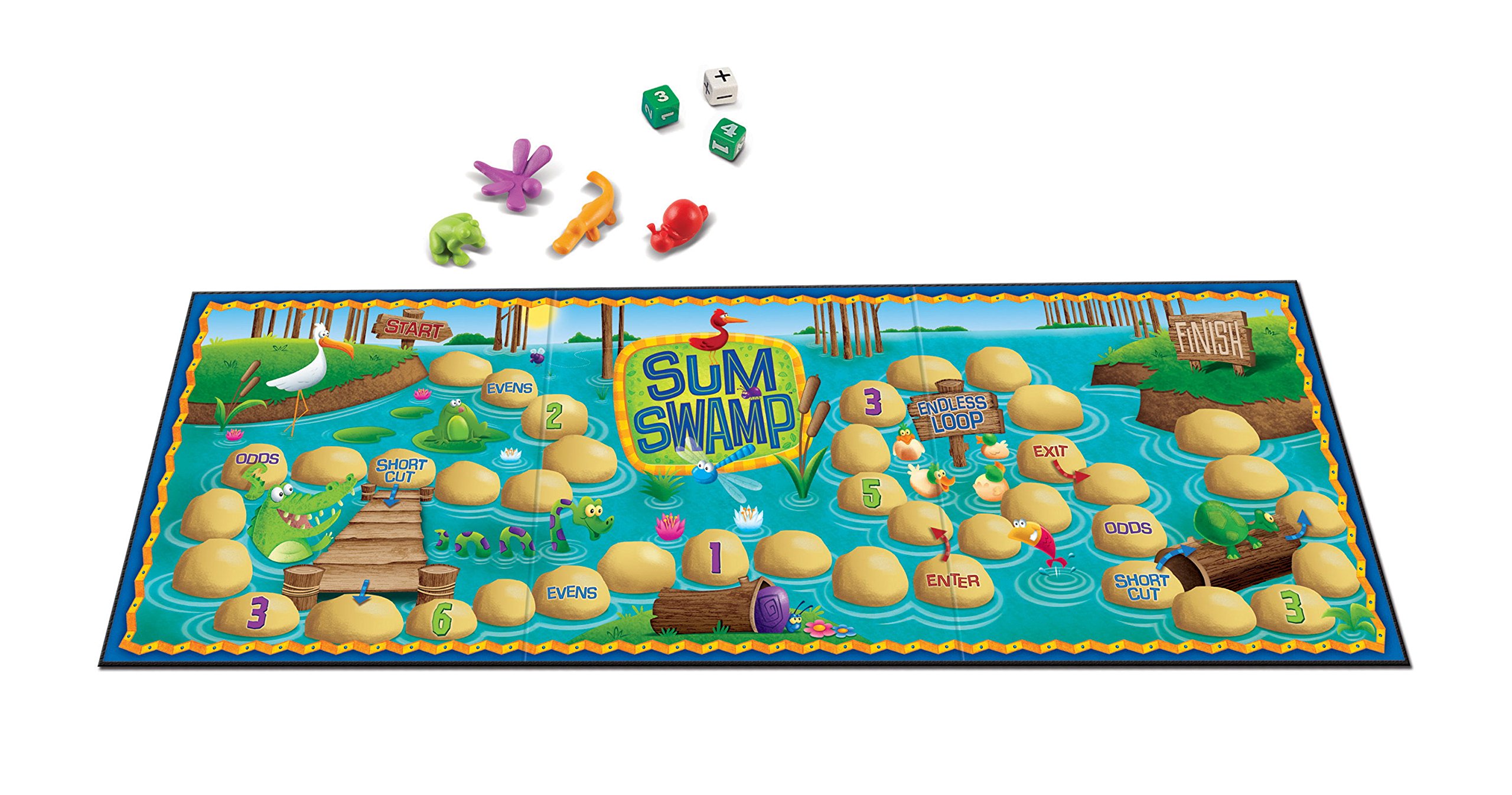 Foto 3 pulgar | Recursos De Aprendizaje De Juegos De Mesa: Suma, Suma Y Resta De Pantanos - Venta Internacional.