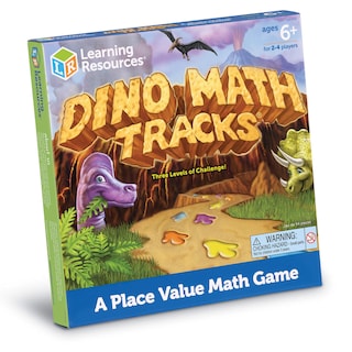 Foto 7 | Recursos De Aprendizaje De Juegos De Mesa Dino Math Tracks Durante Más De 6 Años - Venta Internacional.