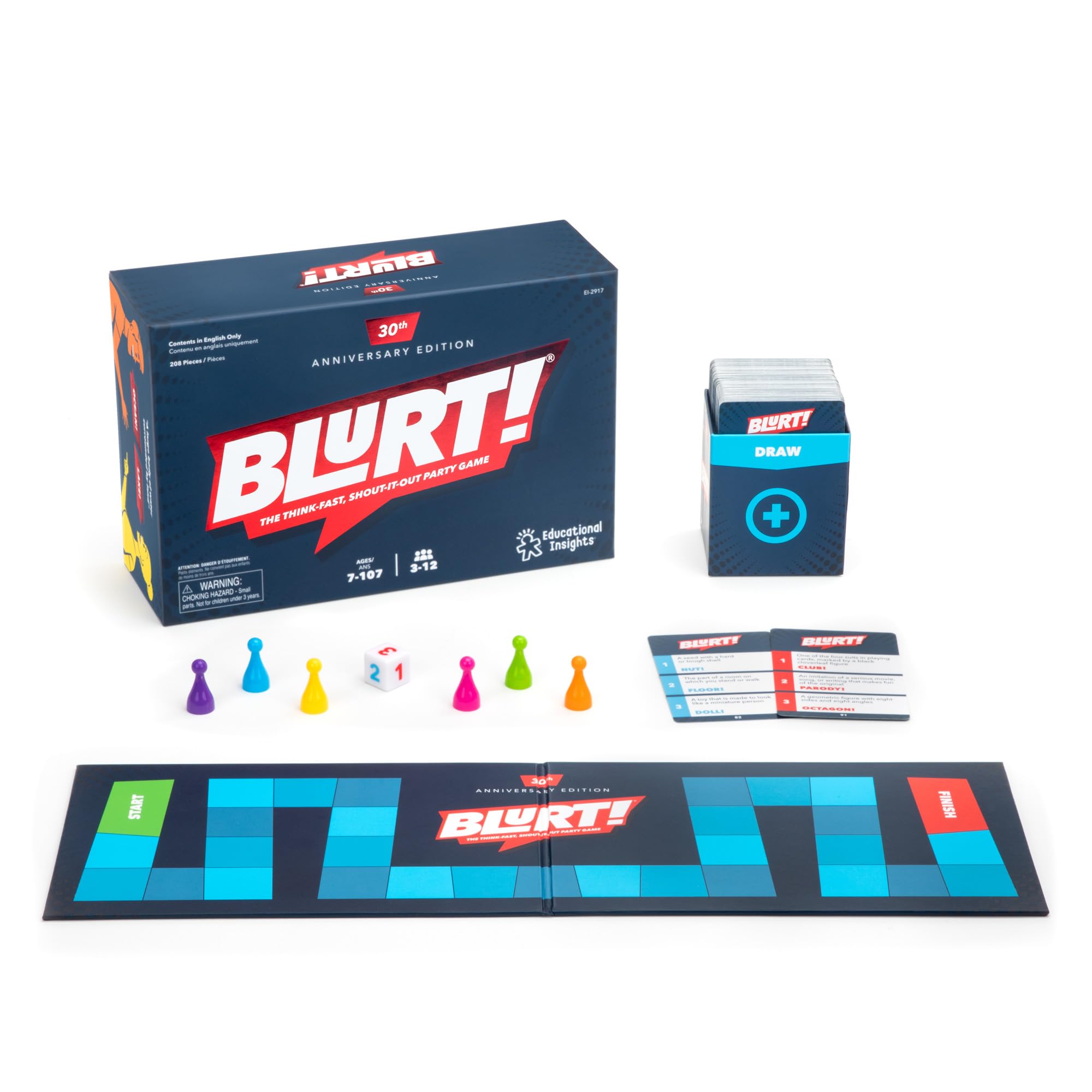 Juegos De Mesa Educational Insights Blurt! El Think-fast - Venta Internacional.