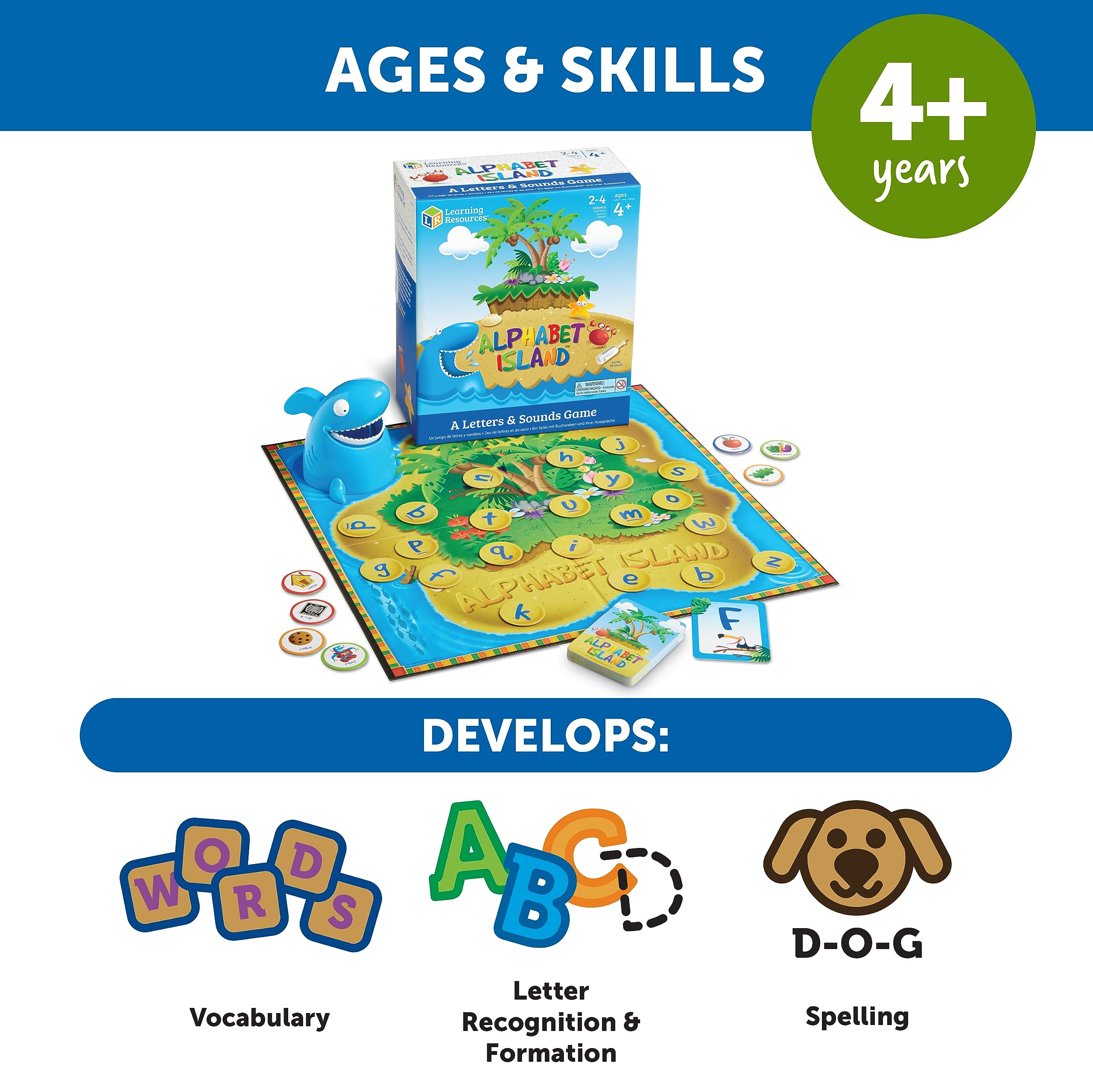 Foto 5 | Recursos De Aprendizaje Del Juego Alphabet Island Letter & Sounds 4+ - Venta Internacional.