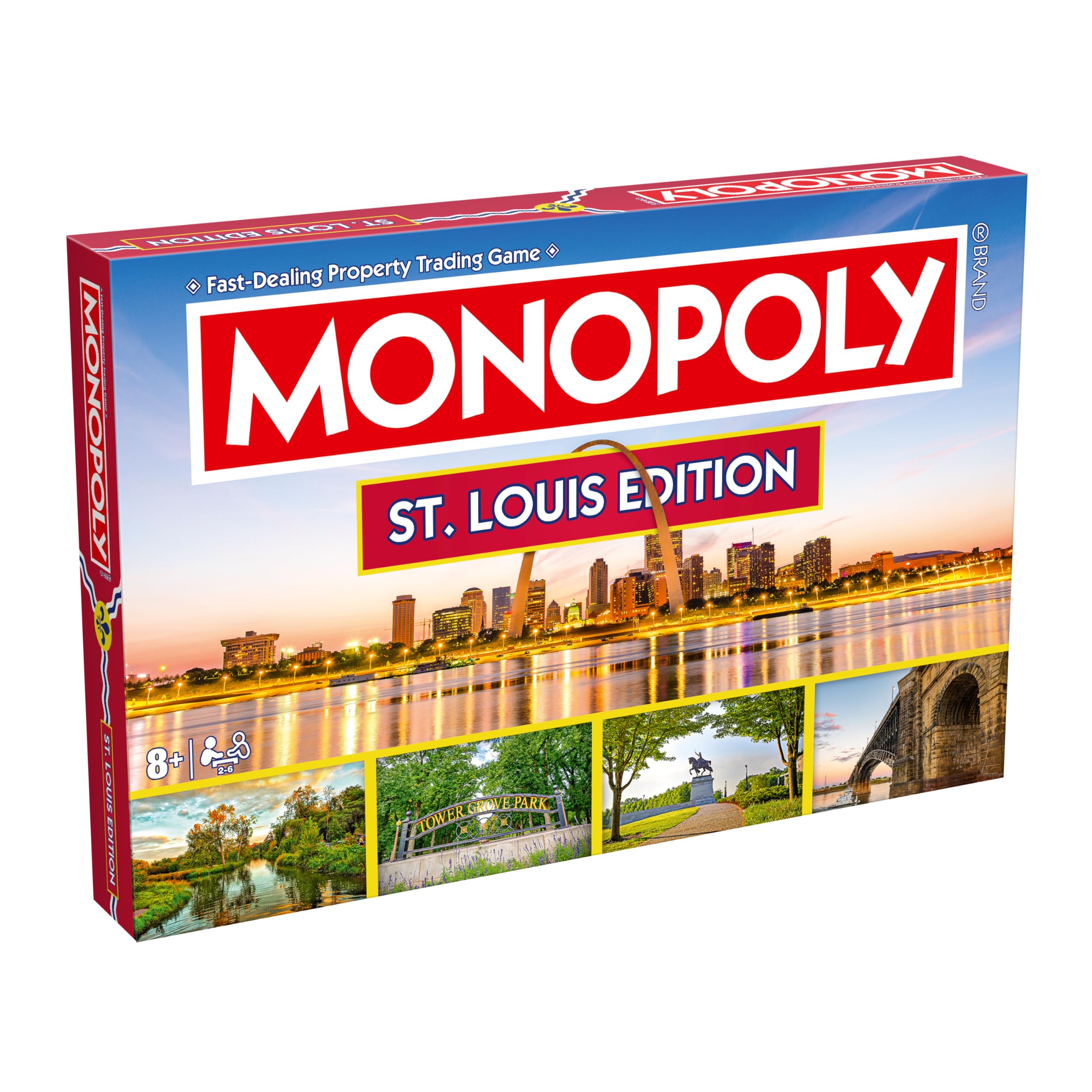 Foto 7 pulgar | Juego De Mesa Monopoly St Louis Mo Edition Para Niños De 8 Años En Adelante - Venta Internacional.