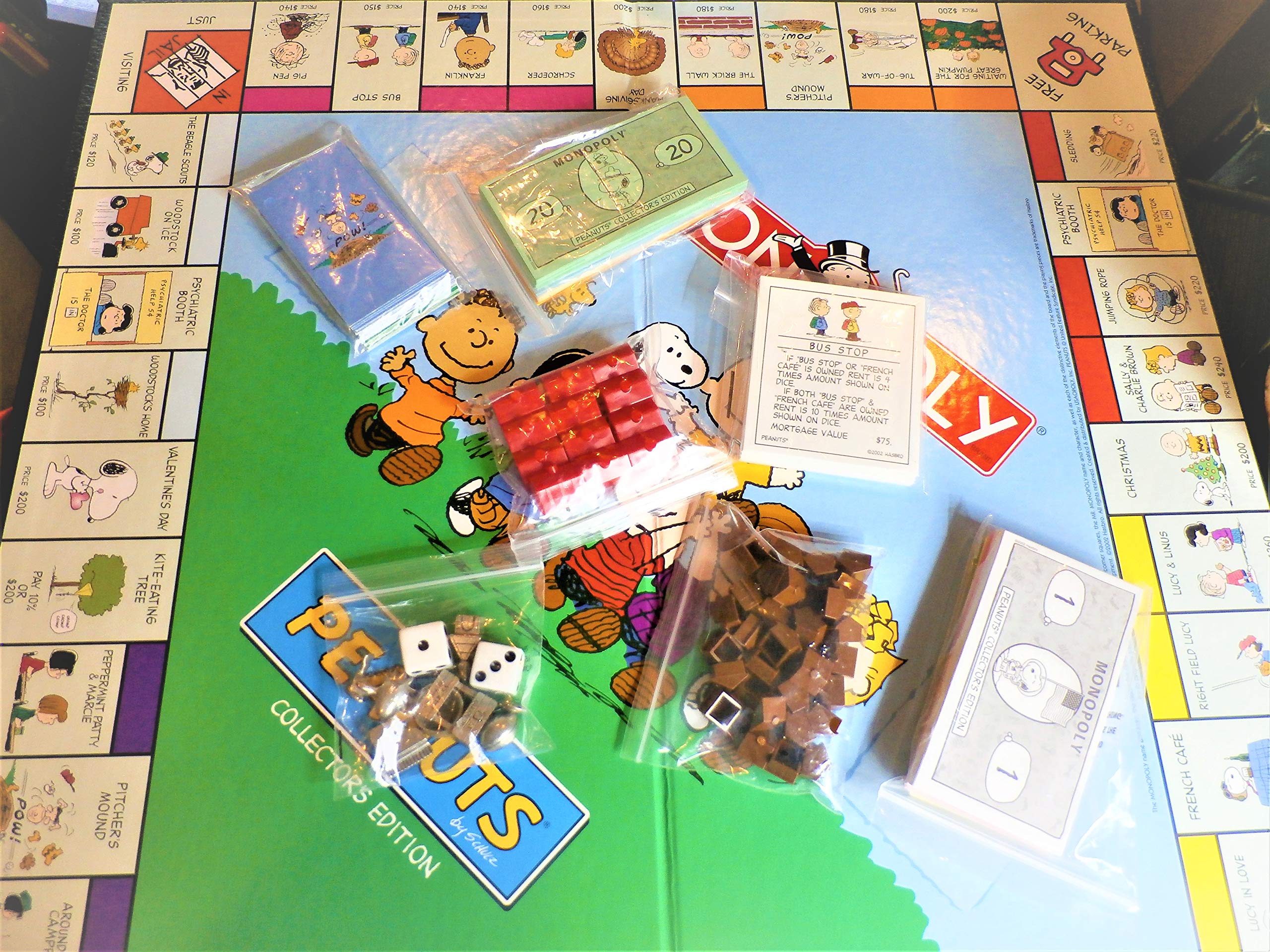Foto 2 pulgar | Juego De Mesa Usaopoly Peanuts Monopoly Con Fichas Coleccionables - Venta Internacional.
