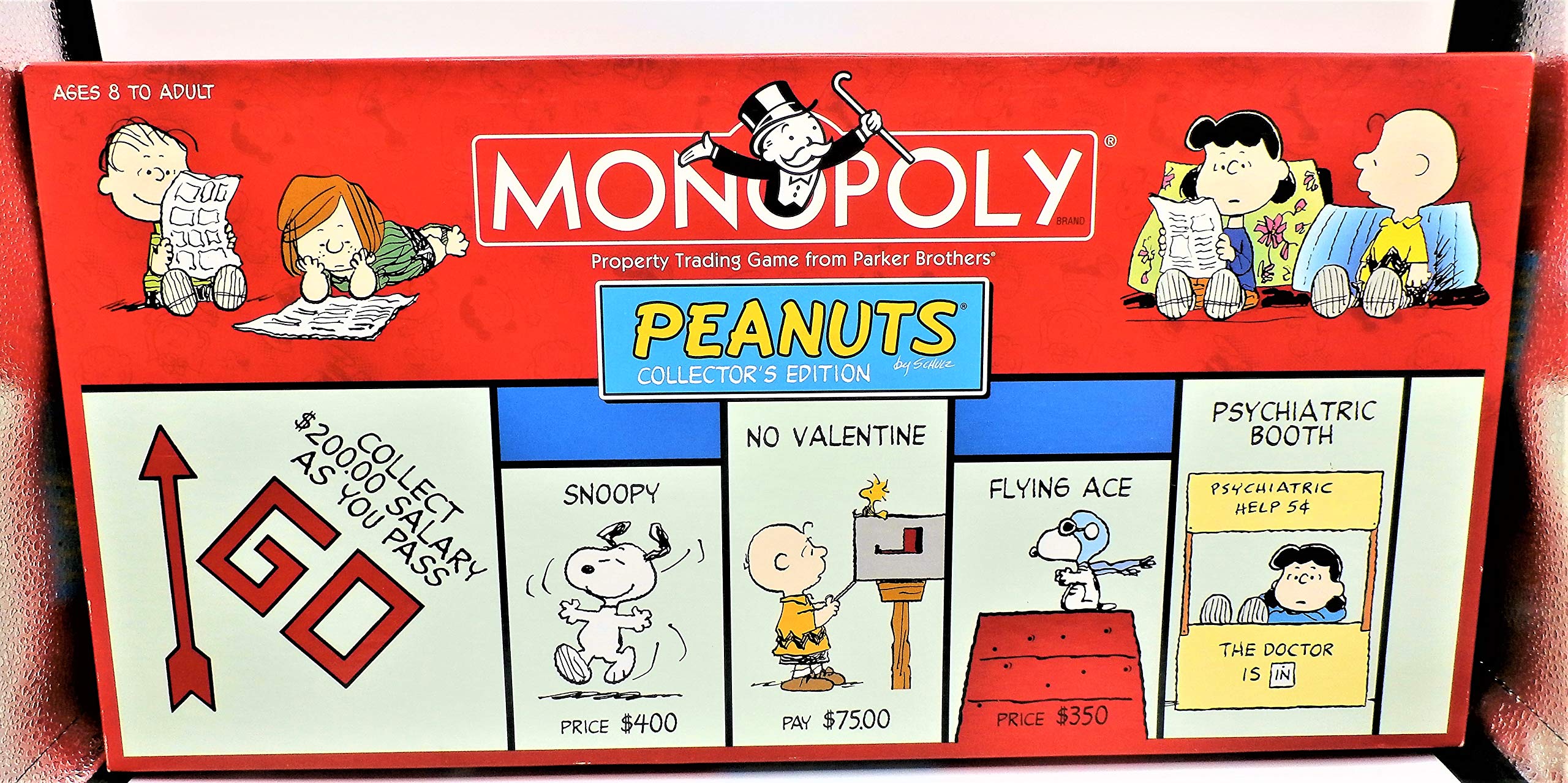 Foto 3 pulgar | Juego De Mesa Usaopoly Peanuts Monopoly Con Fichas Coleccionables - Venta Internacional.