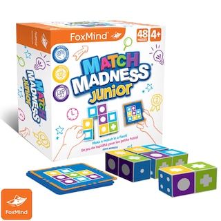 Foto 2 | Juego De Rompecabezas Foxmind Match Madness Junior 4+ Years Con 48 Cartas - Venta Internacional.