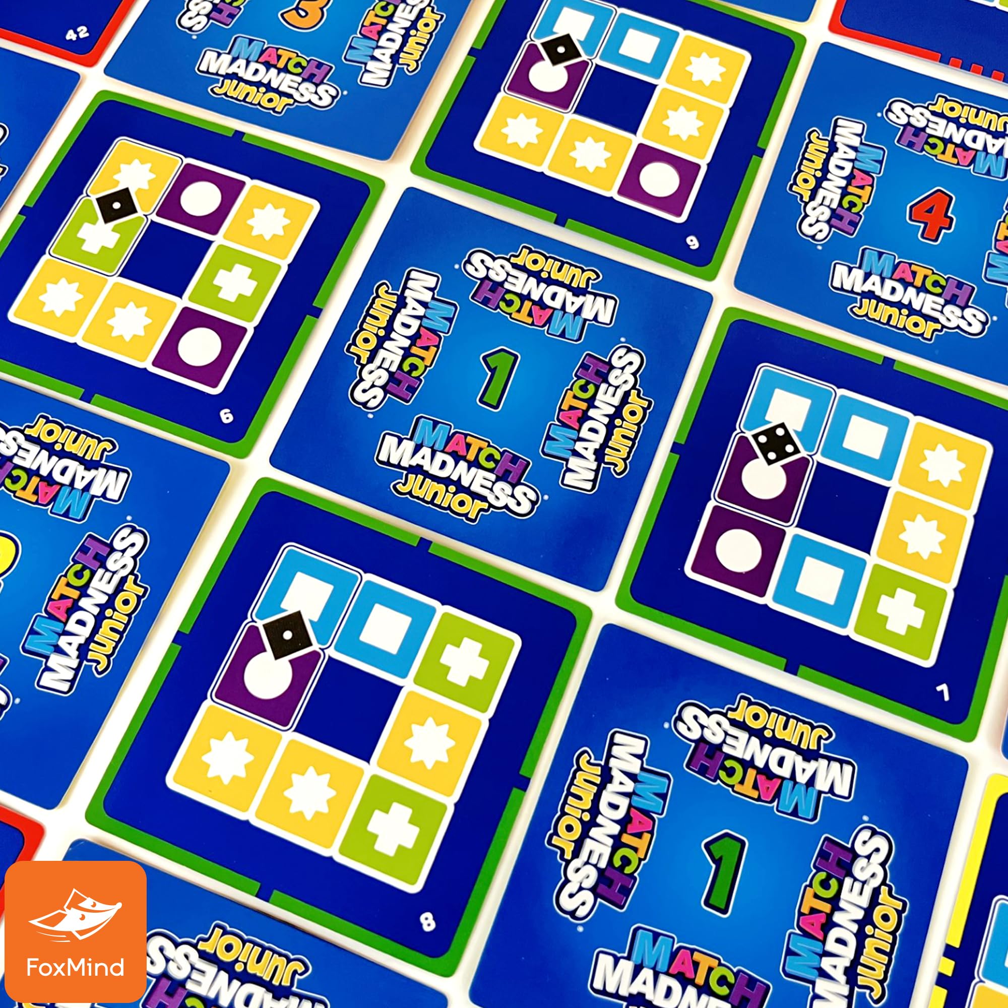 Foto 5 pulgar | Juego De Rompecabezas Foxmind Match Madness Junior 4+ Years Con 48 Cartas - Venta Internacional.