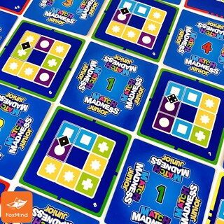 Foto 4 | Juego De Rompecabezas Foxmind Match Madness Junior 4+ Years Con 48 Cartas - Venta Internacional.