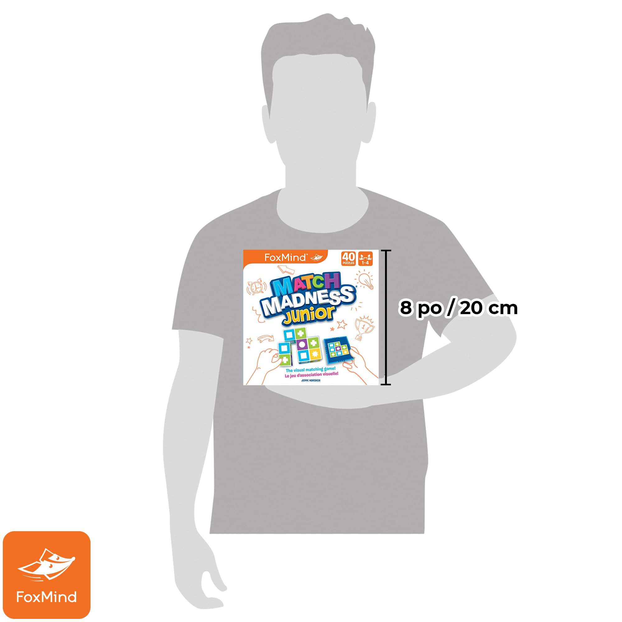 Foto 6 pulgar | Juego De Rompecabezas Foxmind Match Madness Junior 4+ Years Con 48 Cartas - Venta Internacional.