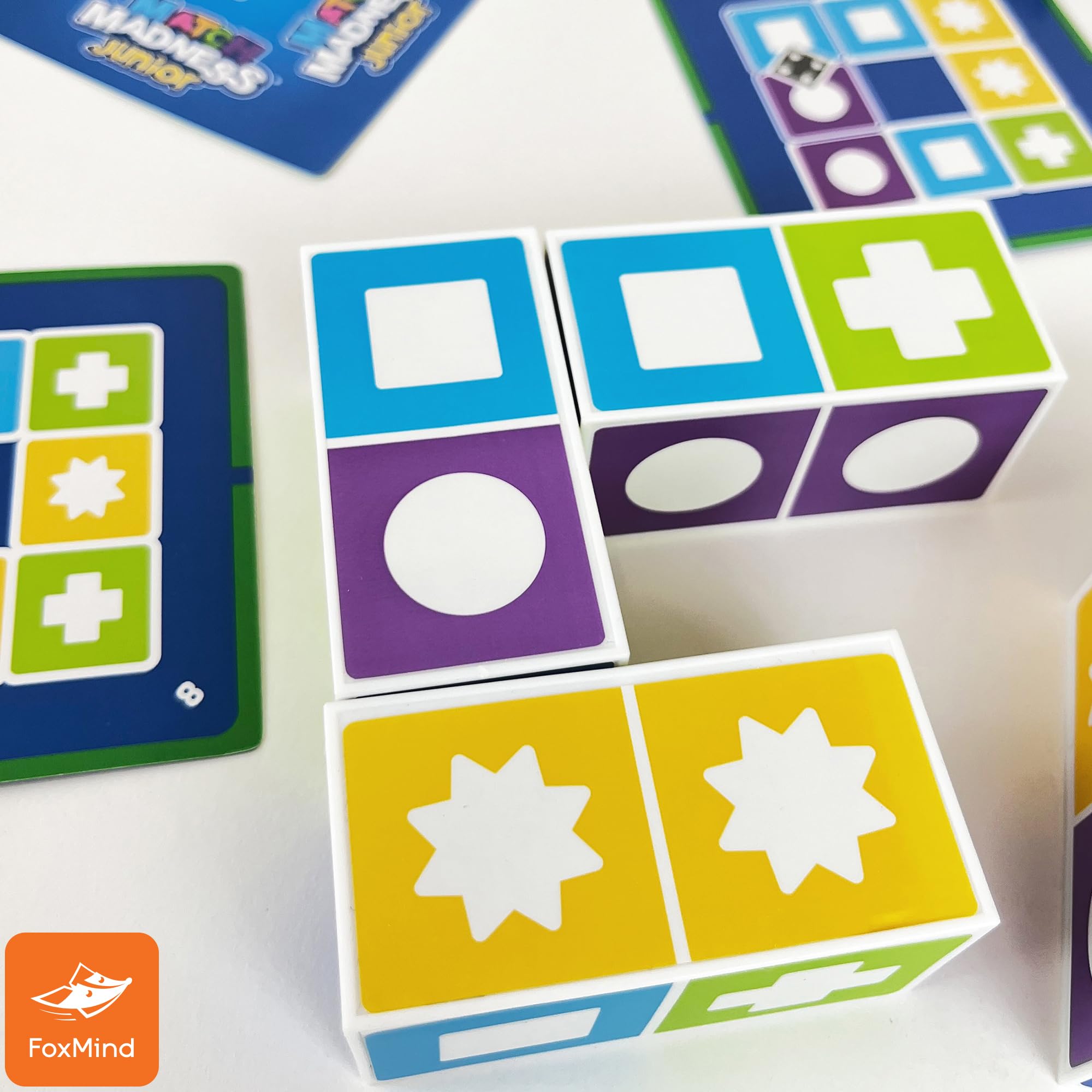 Foto 7 pulgar | Juego De Rompecabezas Foxmind Match Madness Junior 4+ Years Con 48 Cartas - Venta Internacional.