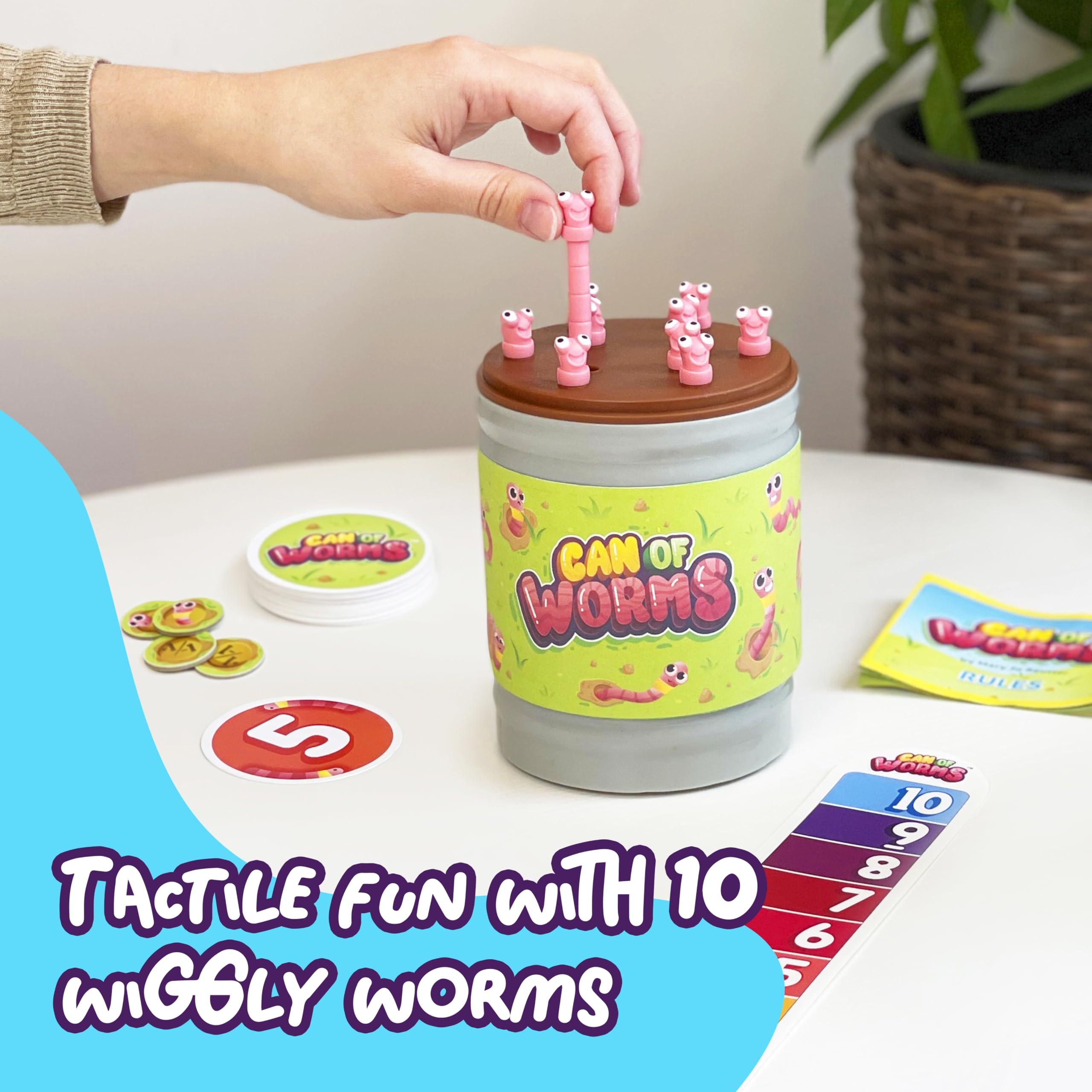 Foto 5 pulgar | Juego De Matemáticas Foxmind Can Of Worms Quick Para Niños Mayores De 4 Años - Venta Internacional.