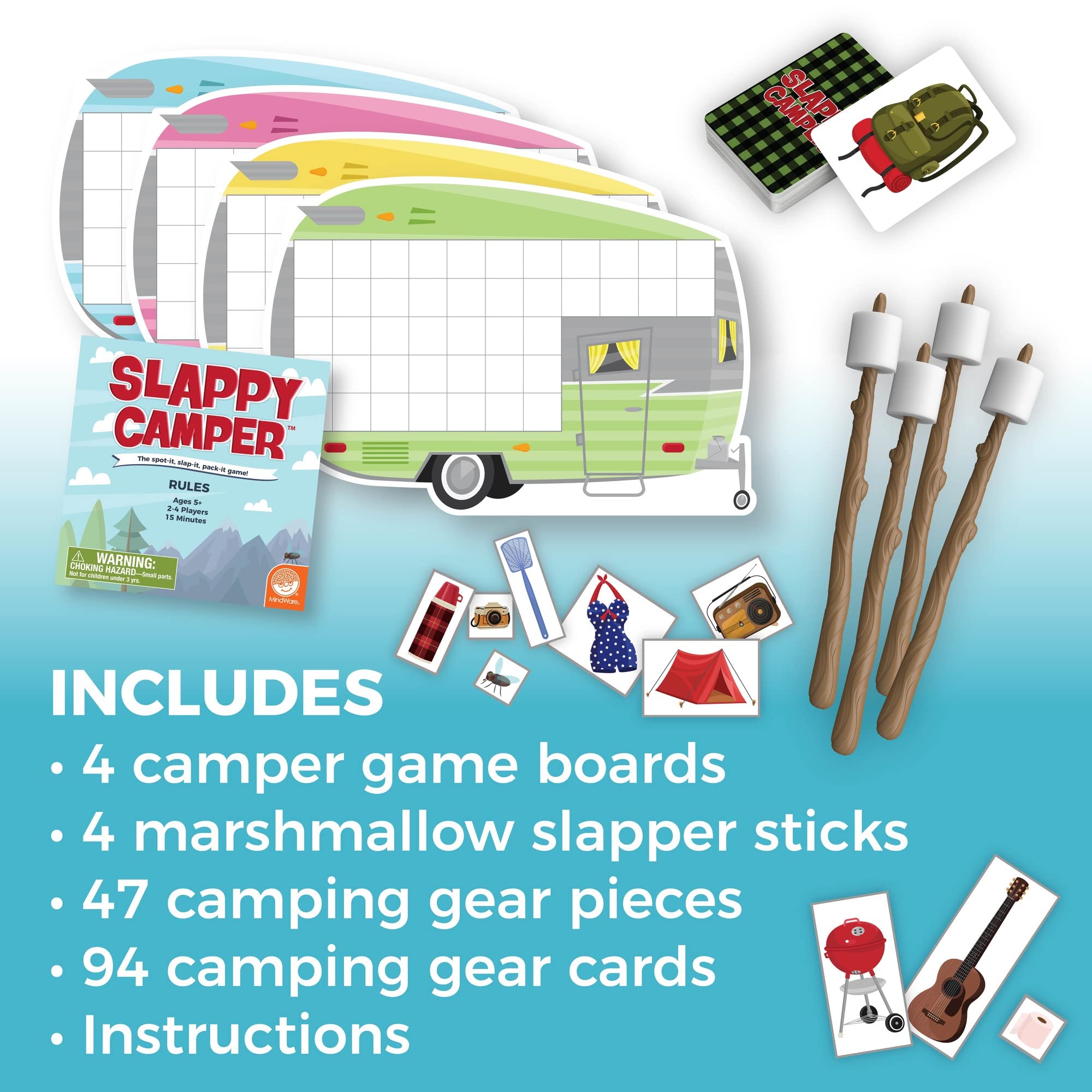 Foto 3 pulgar | Juego De Estrategia Mindware Slappy Camper Para Niños De 5 Años En Adelante - Venta Internacional.