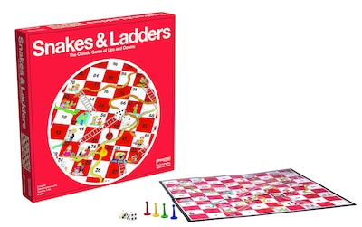 Foto 2 | Juego De Mesa Pressman Snakes & Ladders Para 2-4 Jugadores A Partir De 4 Años - Venta Internacional.