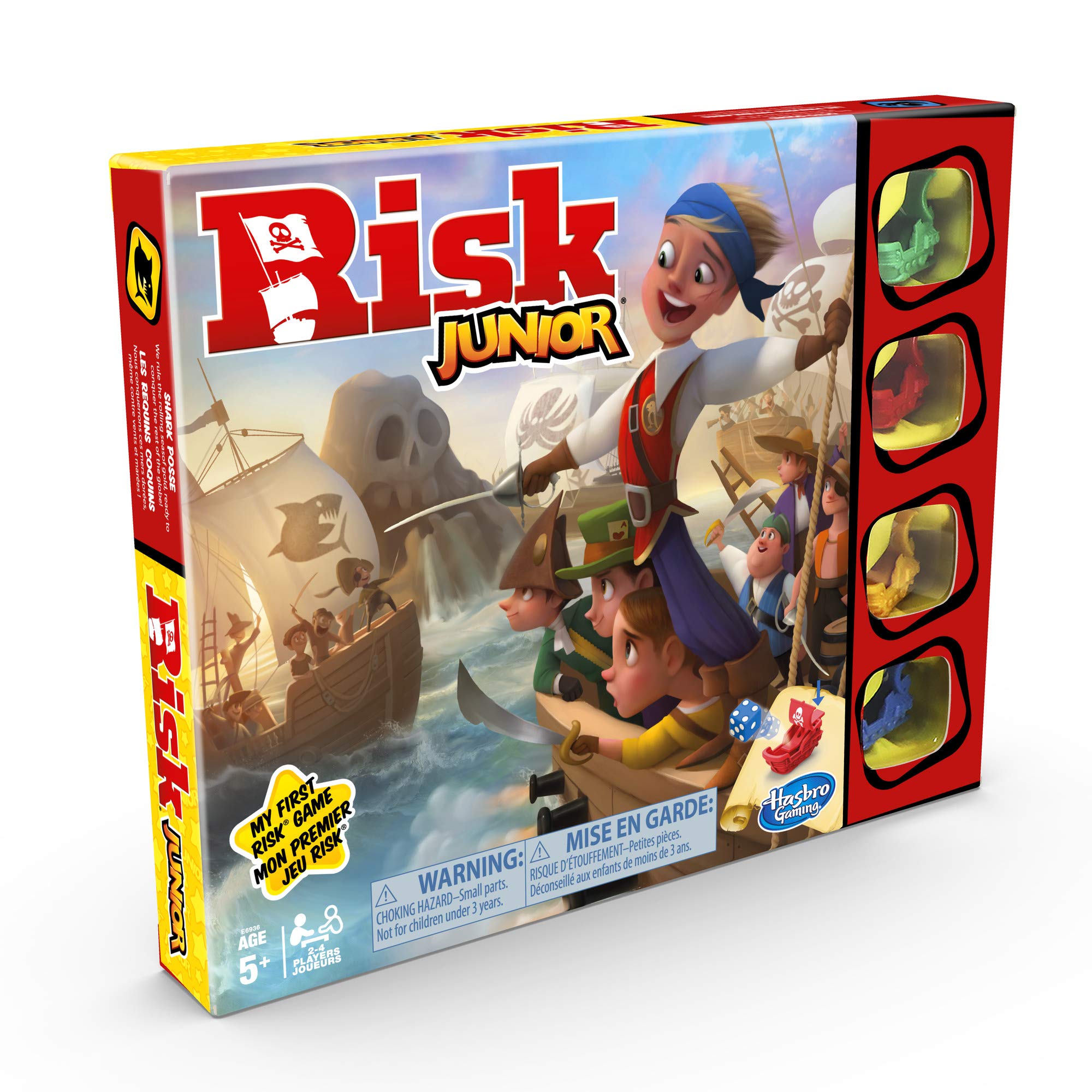 Foto 3 pulgar | Juego De Mesa Hasbro Risk Jr Para Niños De 5 Años En Adelante, Tema Pirata - Venta Internacional.
