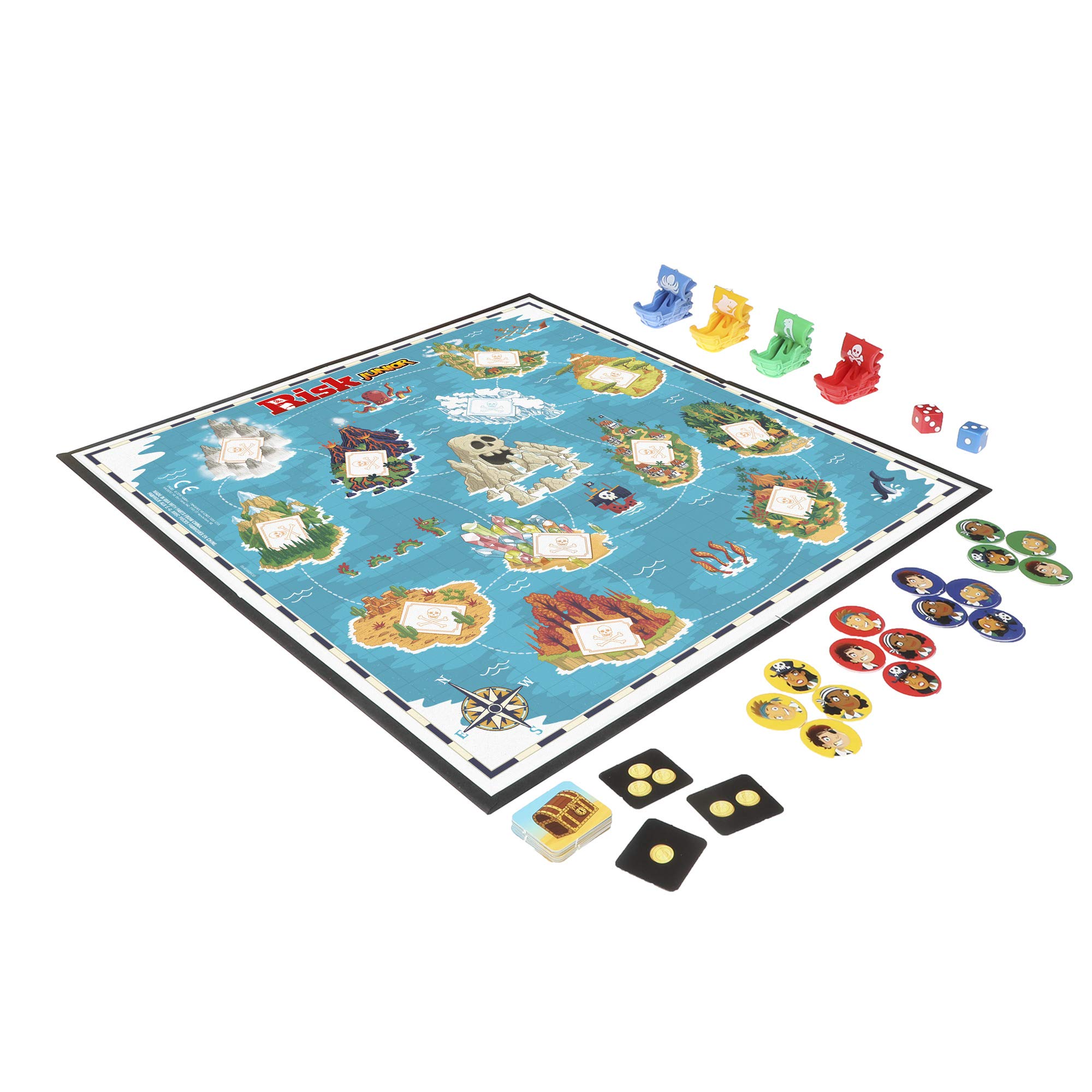 Foto 5 pulgar | Juego De Mesa Hasbro Risk Jr Para Niños De 5 Años En Adelante, Tema Pirata - Venta Internacional.