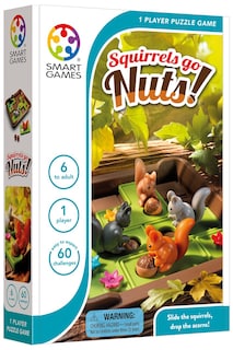 Foto 2 | Juego De Viajes Smartgames Squirrels Go Nuts! De 6 A Adultos - Venta Internacional.