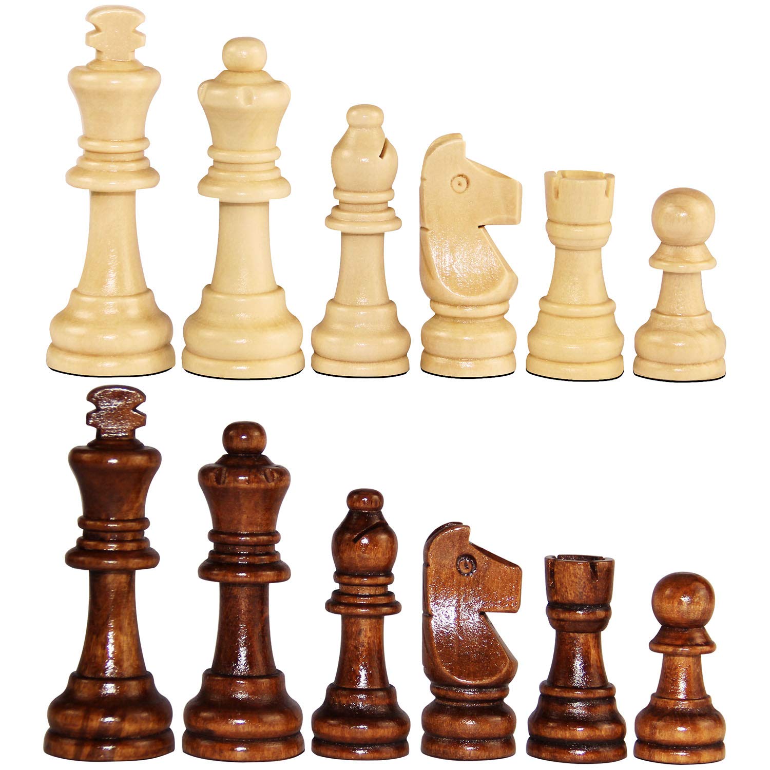 Foto 1 | Piezas De Ajedrez Asney Tournament Staunton Wood, 8 Cm, Tamaño King - Venta Internacional.