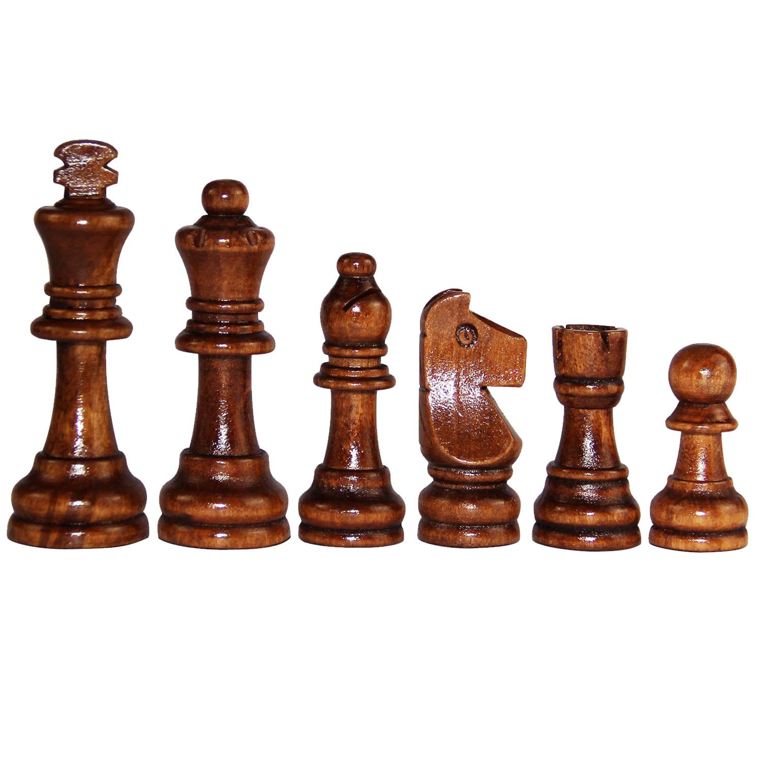 Foto 4 pulgar | Piezas De Ajedrez Asney Tournament Staunton Wood, 8 Cm, Tamaño King - Venta Internacional.