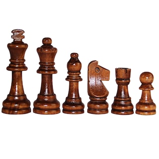 Foto 3 | Piezas De Ajedrez Asney Tournament Staunton Wood, 8 Cm, Tamaño King - Venta Internacional.