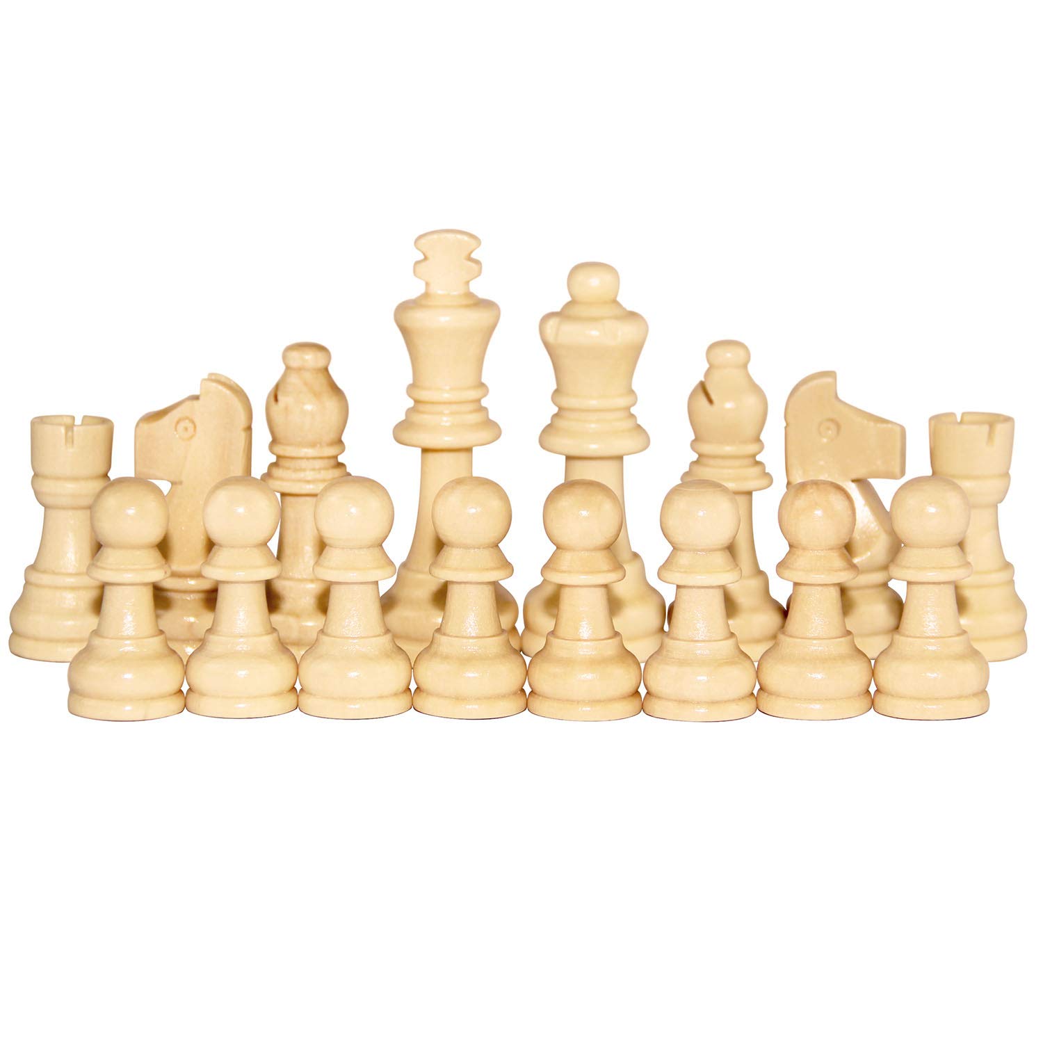 Foto 6 pulgar | Piezas De Ajedrez Asney Tournament Staunton Wood, 8 Cm, Tamaño King - Venta Internacional.