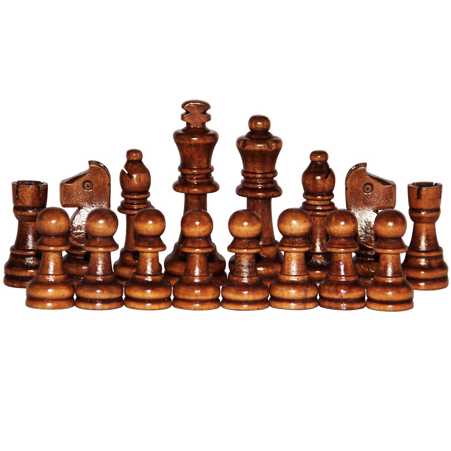 Foto 6 | Piezas De Ajedrez Asney Tournament Staunton Wood, 8 Cm, Tamaño King - Venta Internacional.