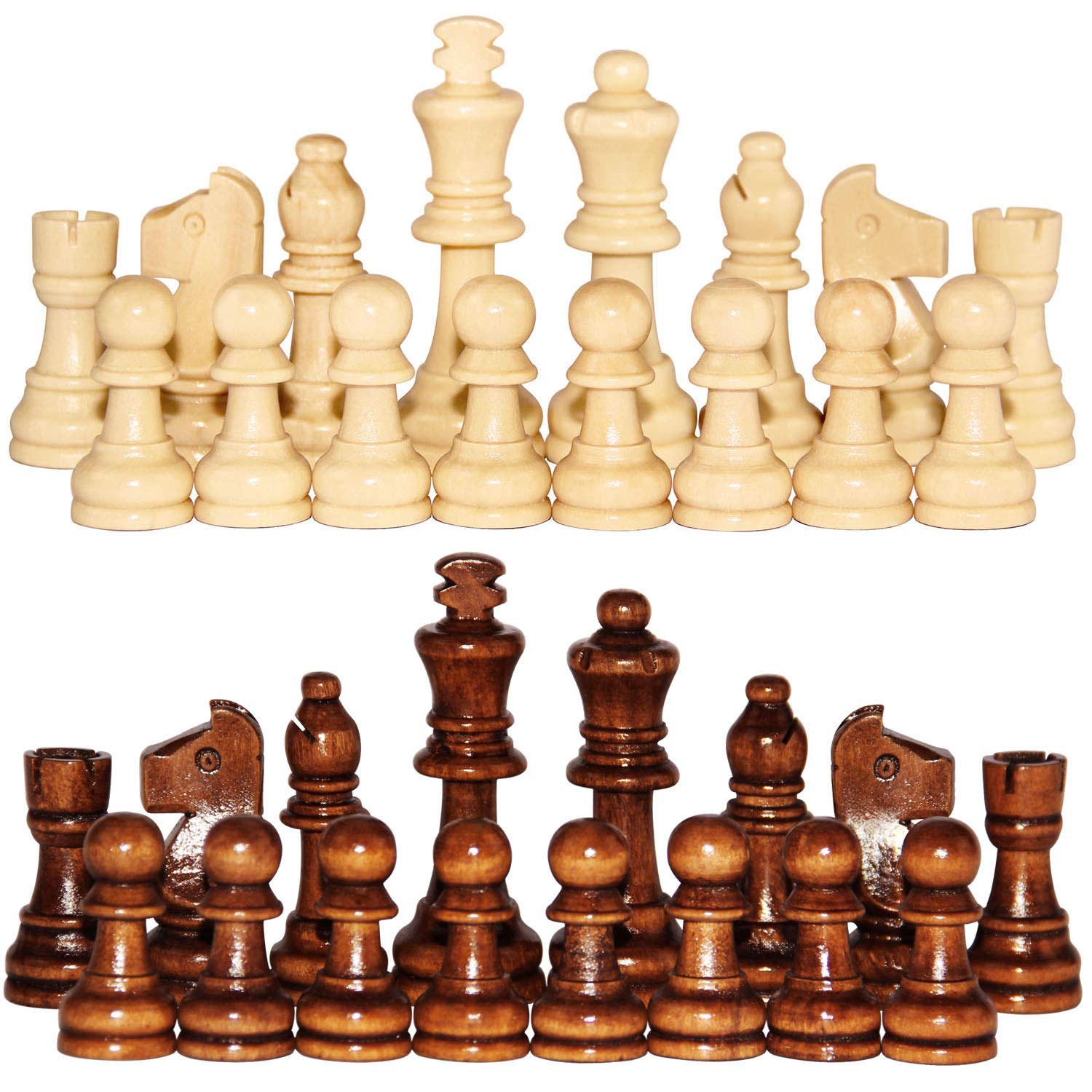Foto 7 | Piezas De Ajedrez Asney Tournament Staunton Wood, 8 Cm, Tamaño King - Venta Internacional.